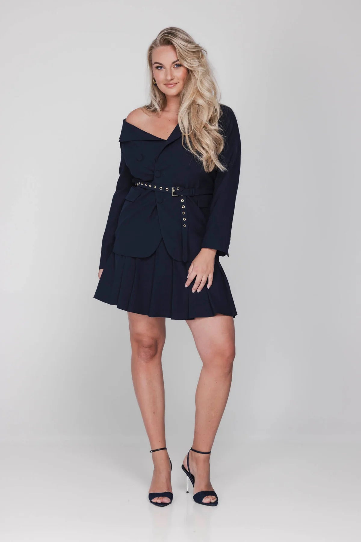 Accentil Rosa Skirt Midnight Blue