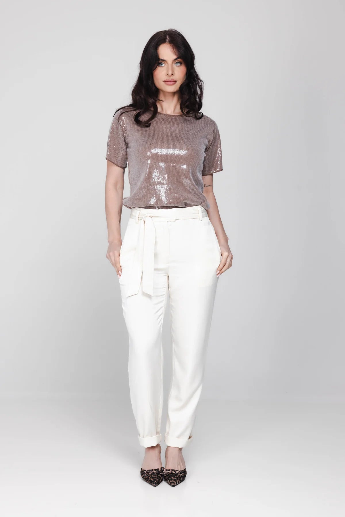Accentil Floor Pants Off White