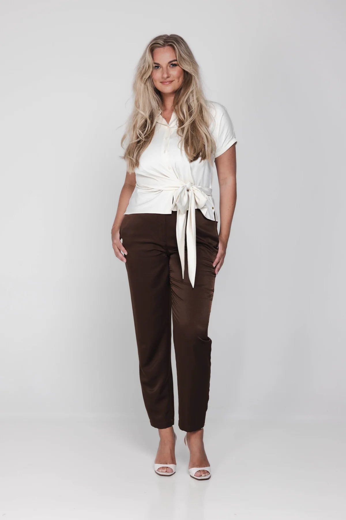 Accentil Jasmin Blouse Off White