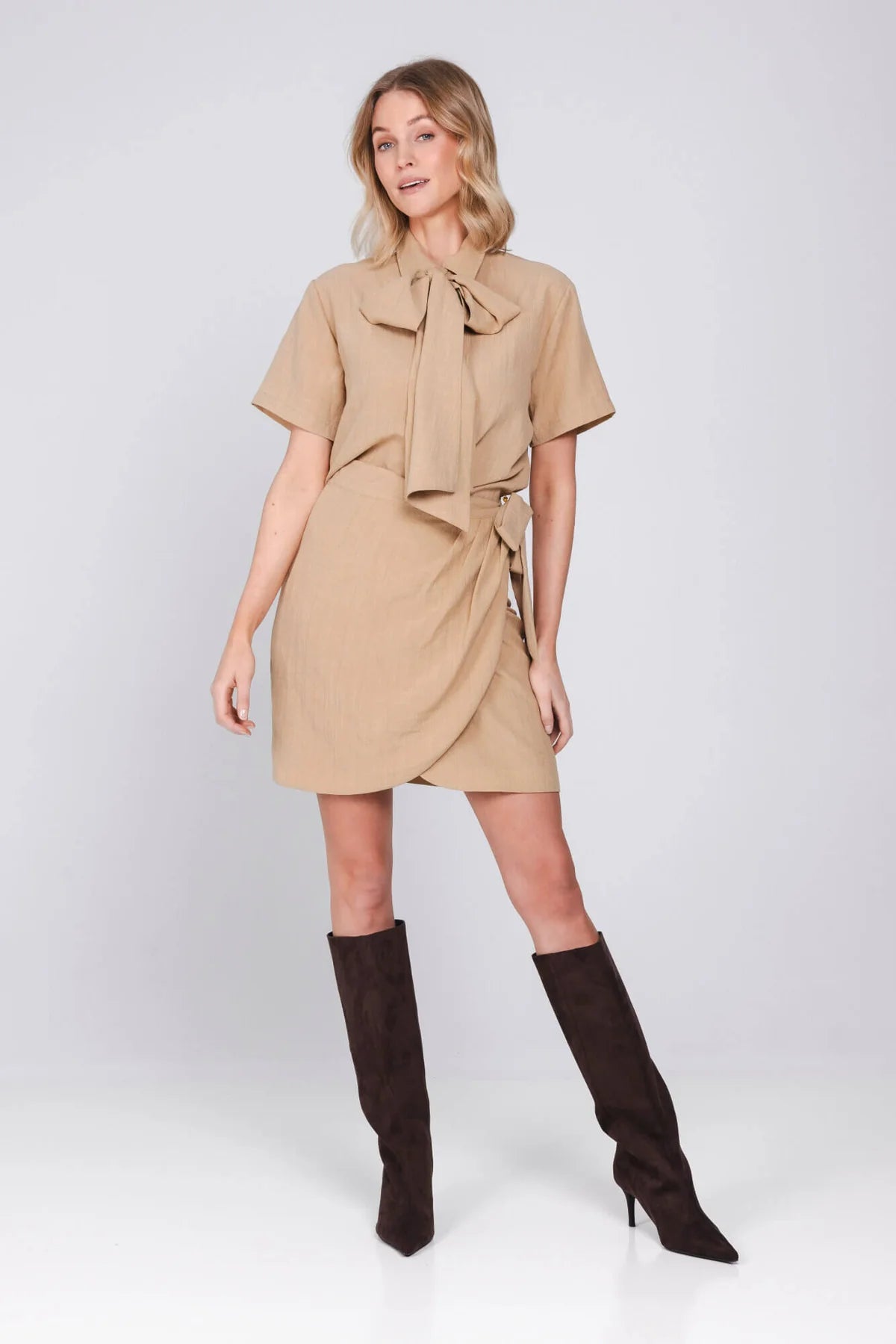 Accentil Brise Skirt Sand