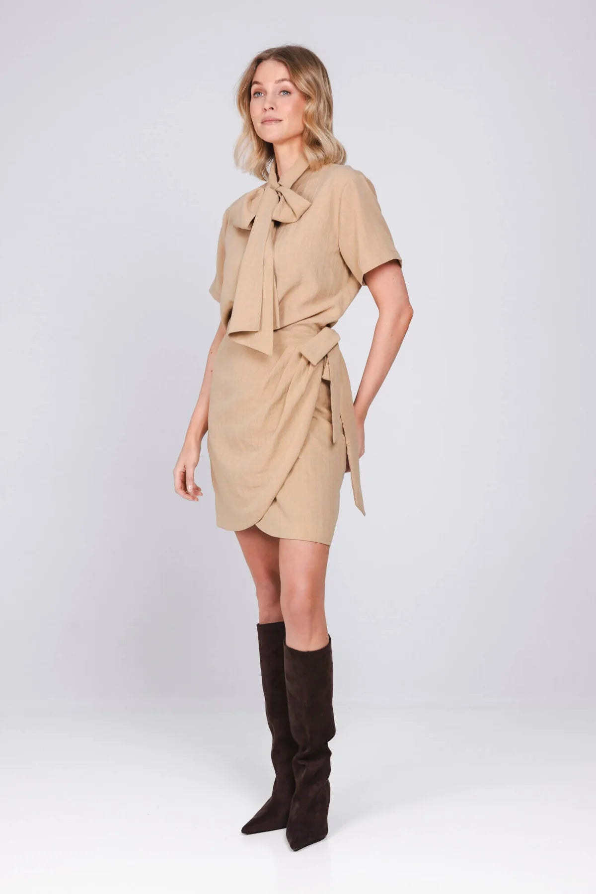 Accentil Brise Skirt Sand