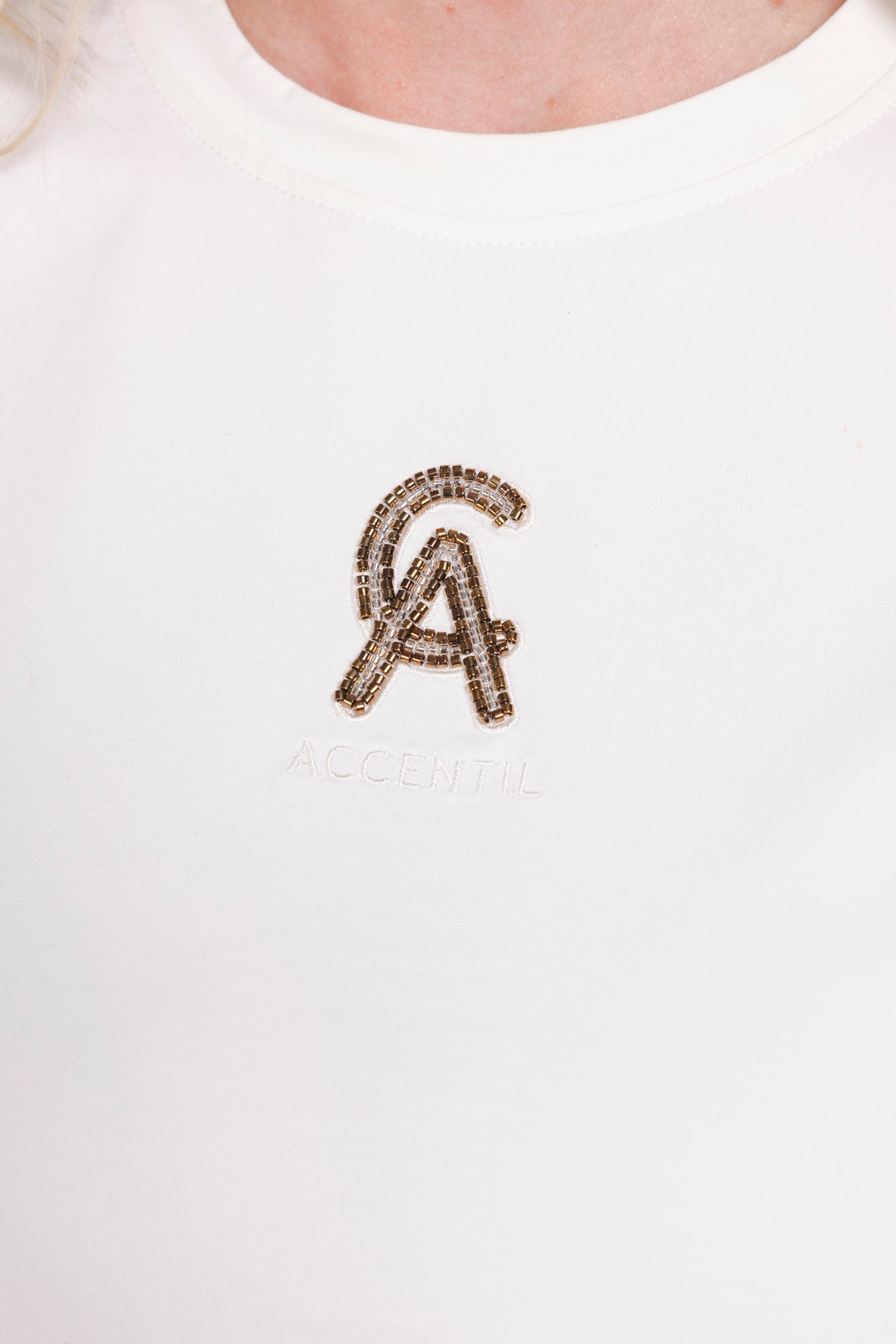 Accentil Evelin T-shirt Winter White