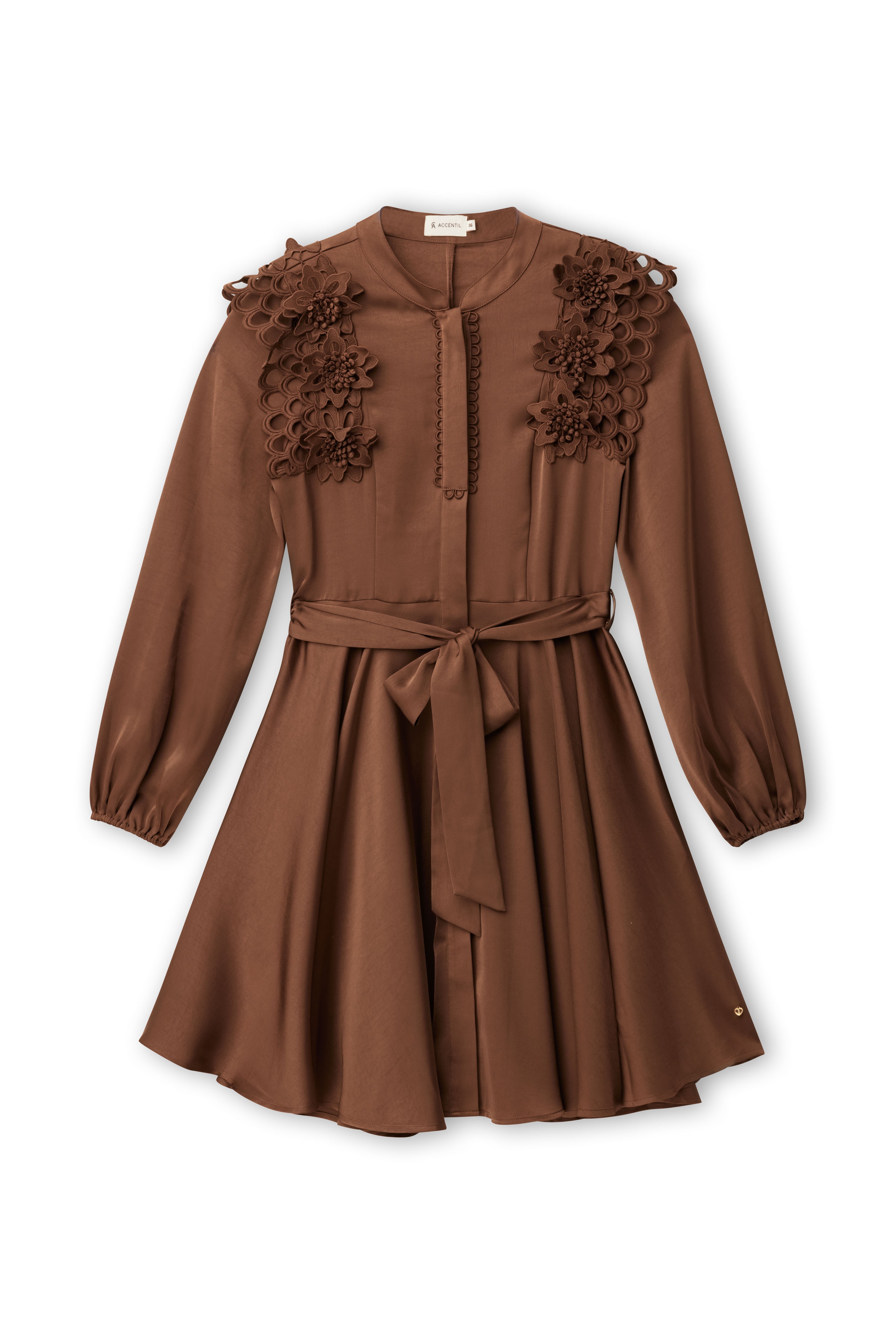 Accentil Elvira Dress Mocha