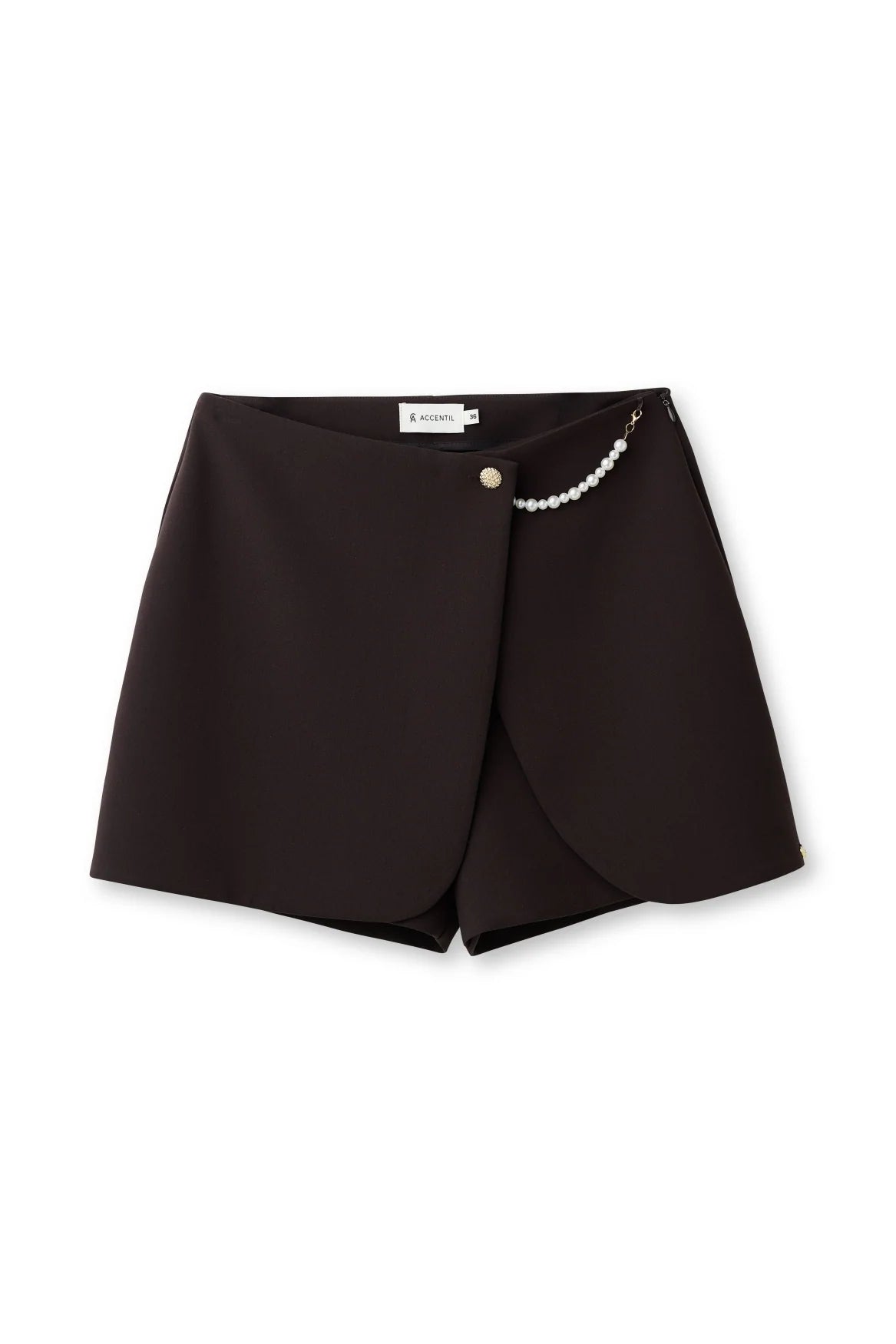Accentil Elyse Skort Dark Roast
