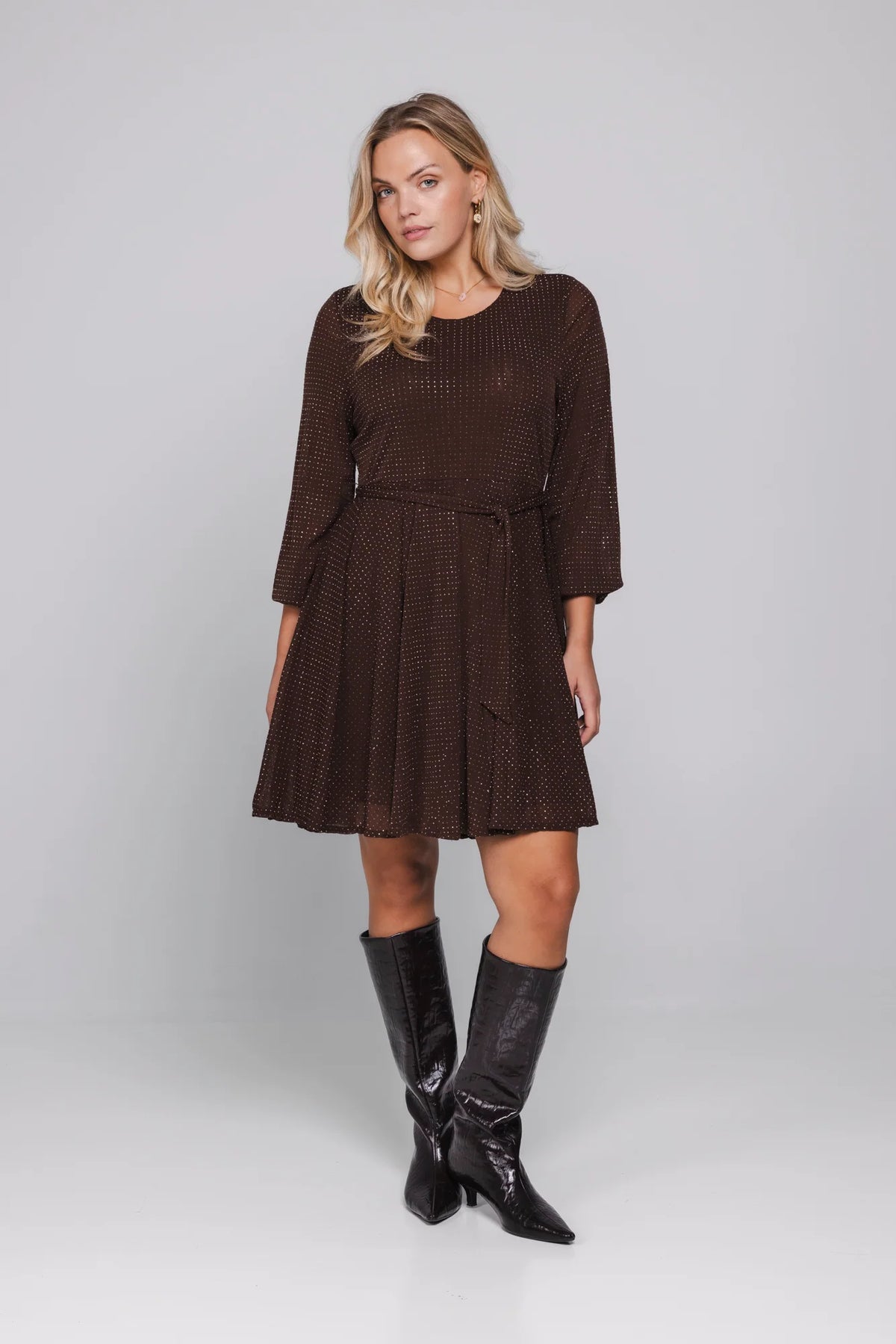 Accentil Eleni Dress Dark Roast