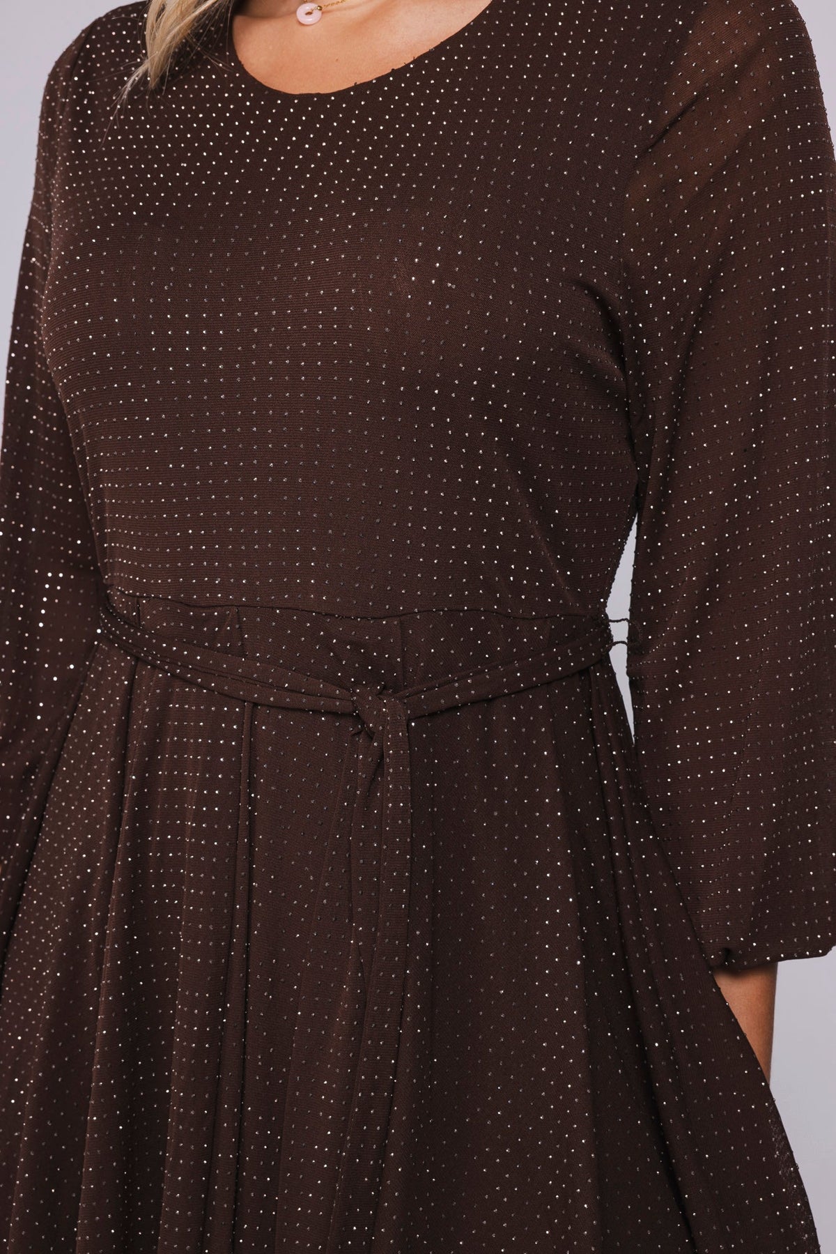 Accentil Eleni Dress Dark Roast