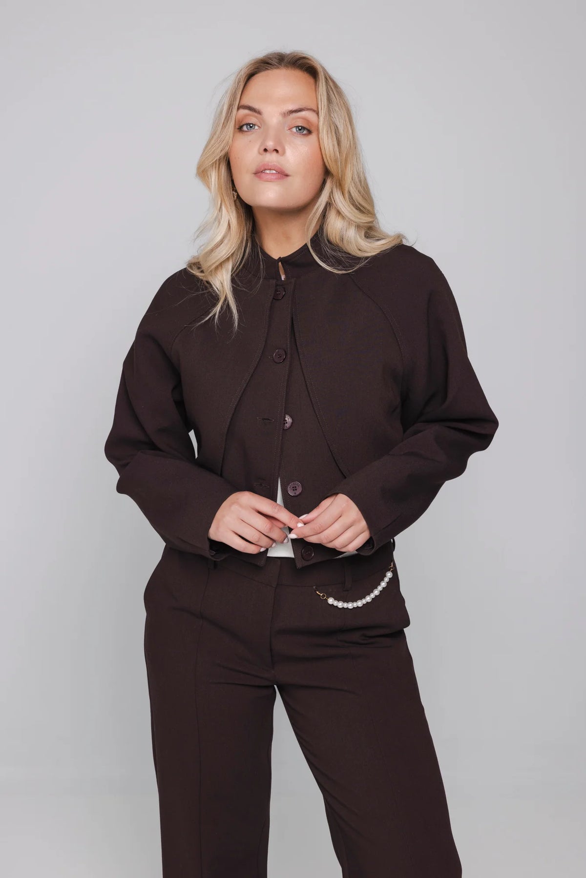 Accentil Daphne Jacket Dark Roast