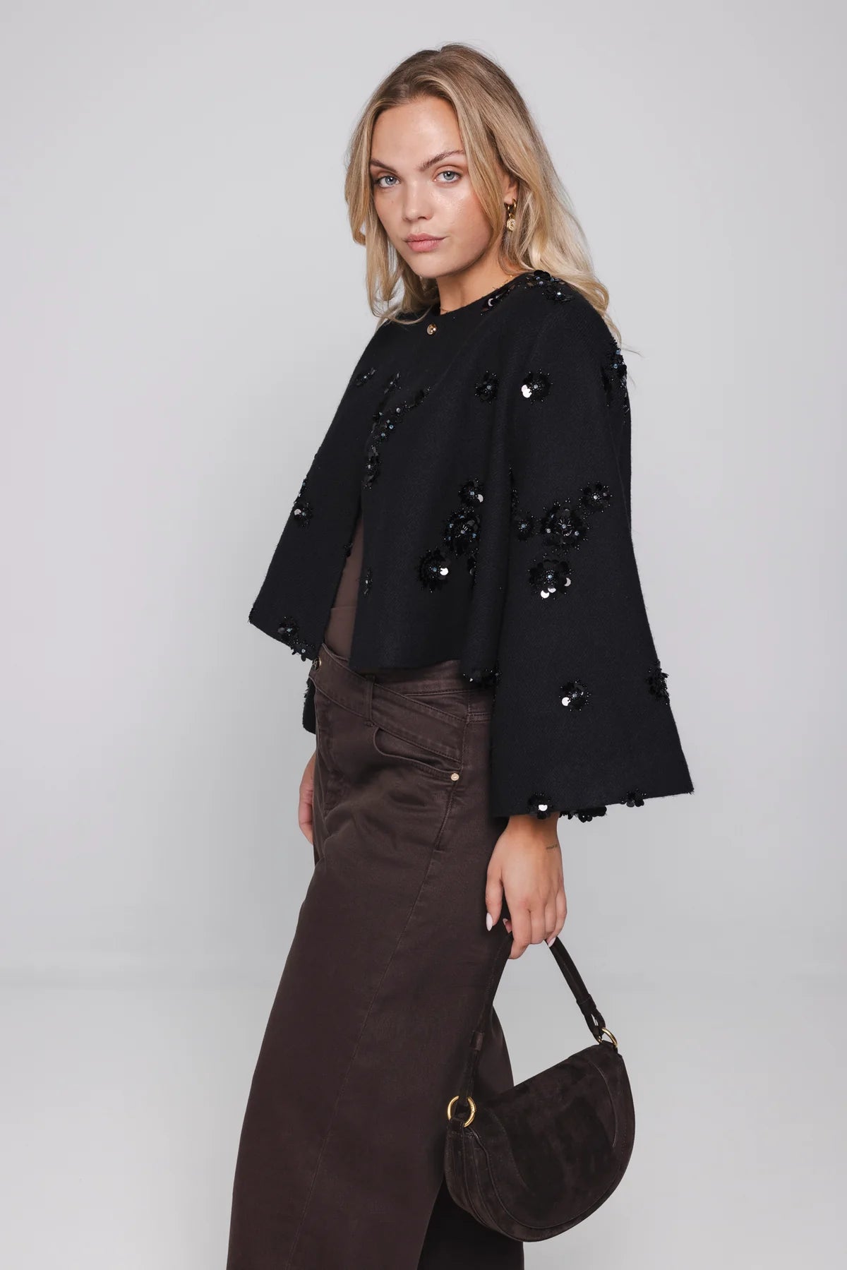 Accentil Teya Jacket Black Bean