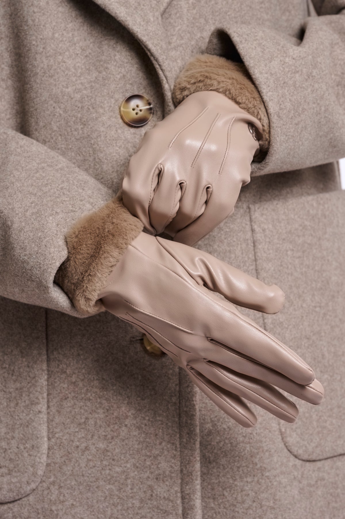 Rino & Pelle Arwa Handschoenen Pearl Taupe