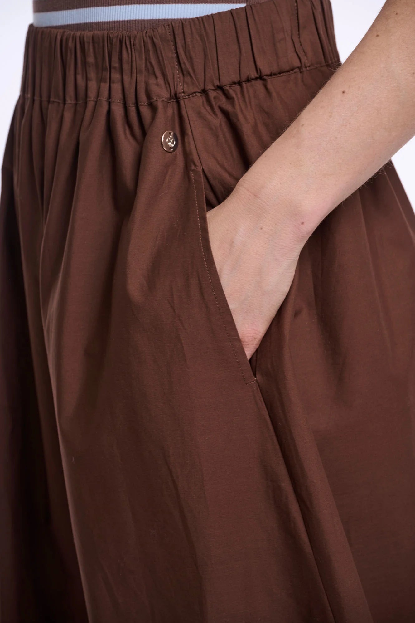 Rino & Pelle Asse Skirt Dark Brown
