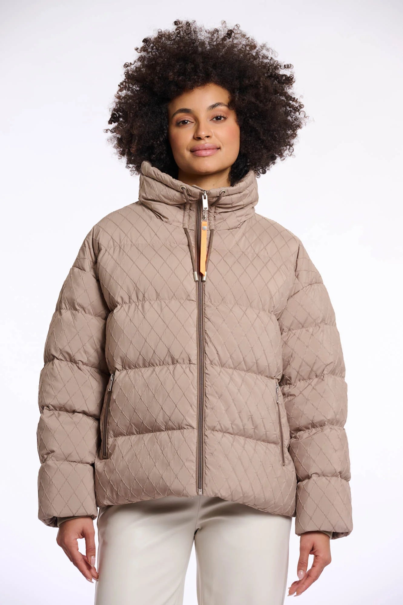Rino & Pelle Audry Short Puffer Jacket Toffee