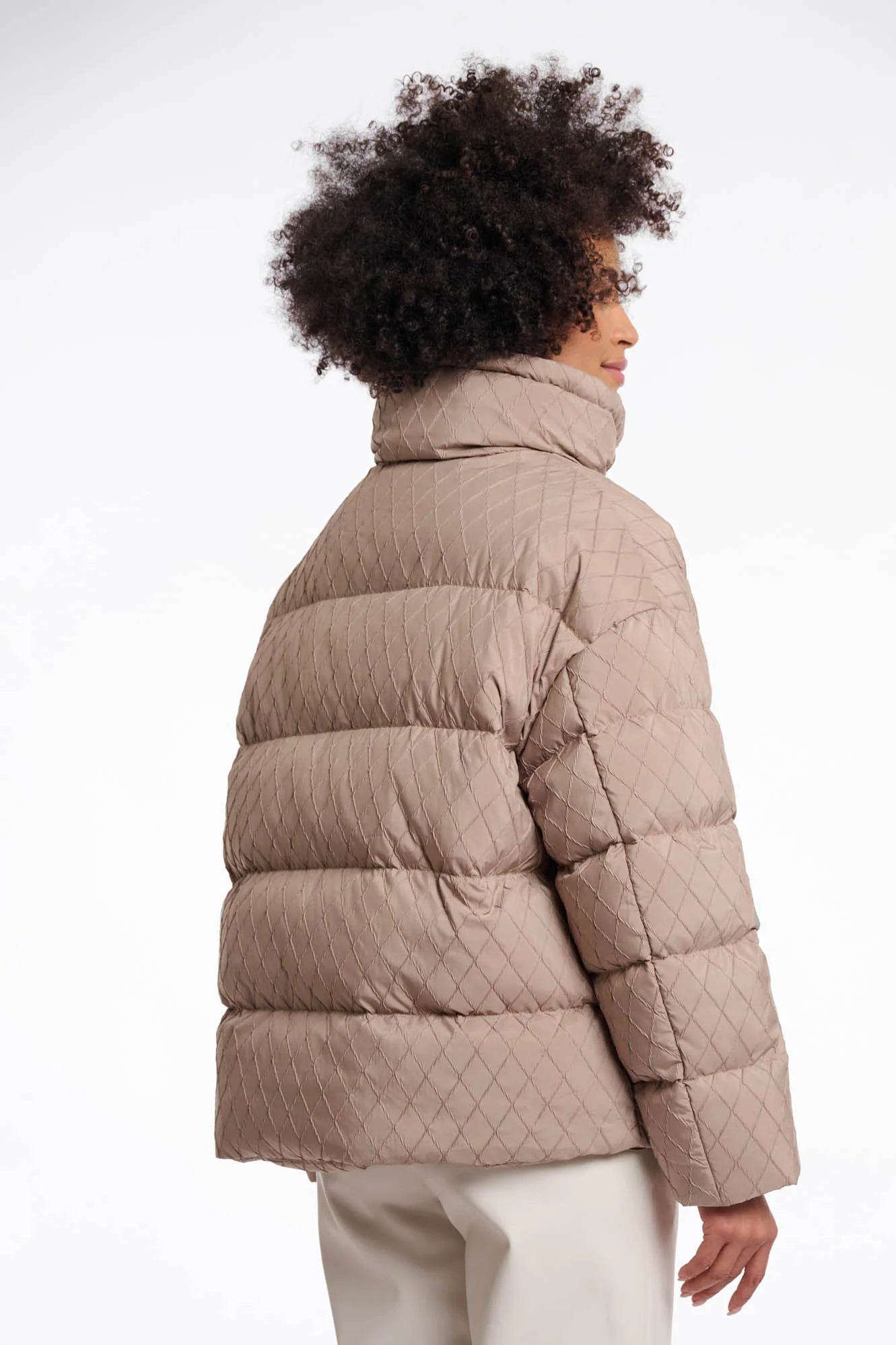 Rino & Pelle Audry Short Puffer Jacket Toffee