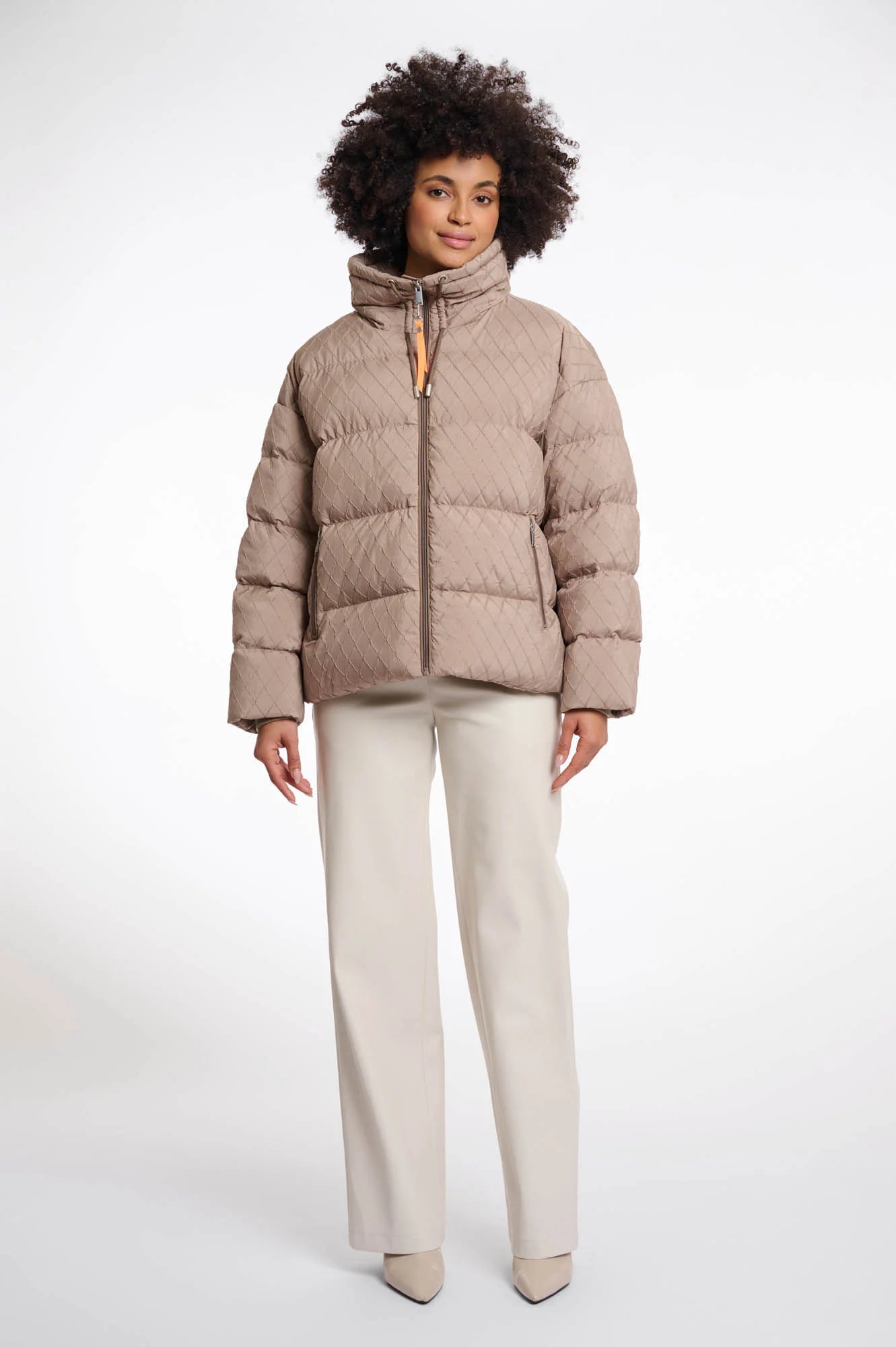 Rino & Pelle Audry Short Puffer Jacket Toffee