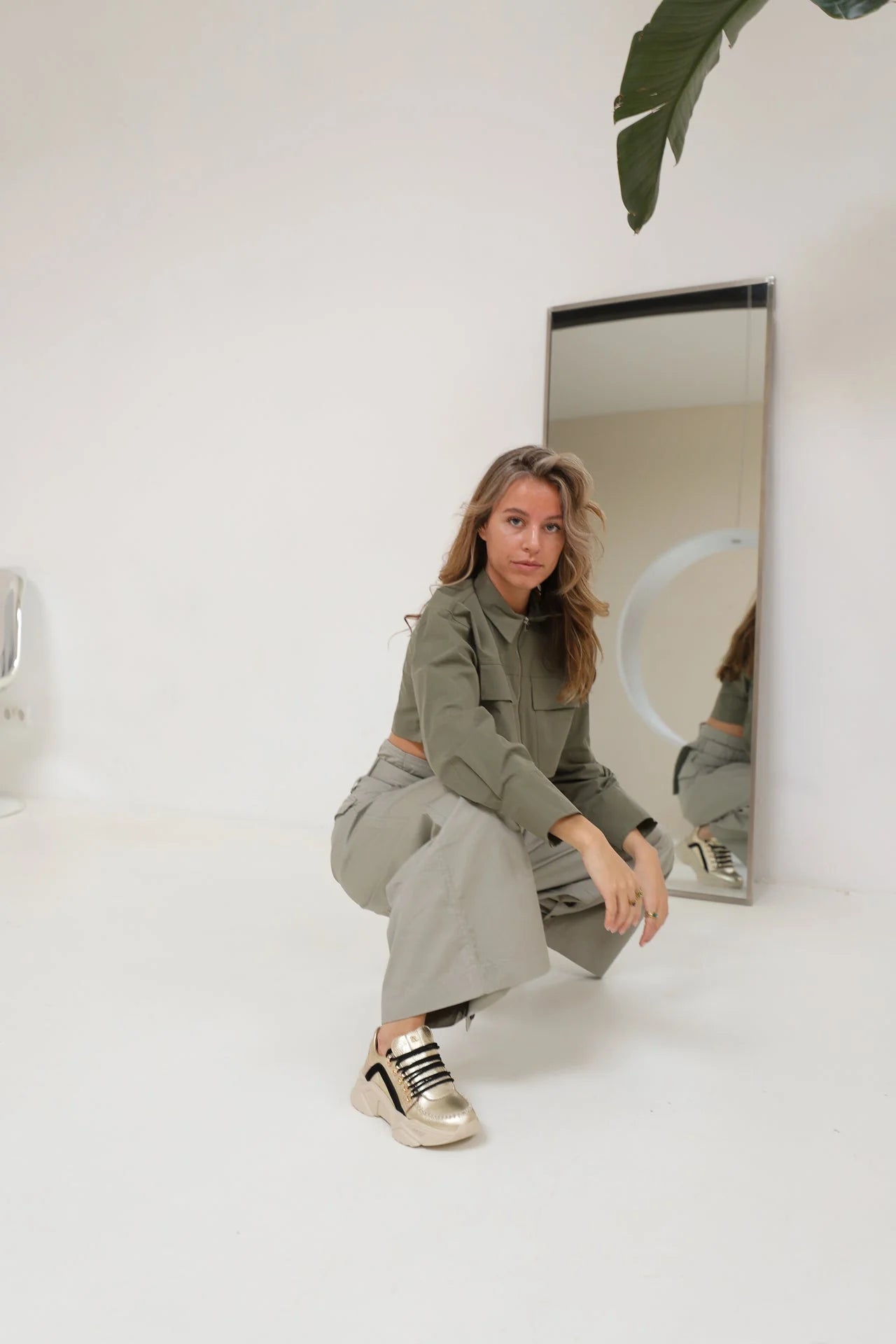 Babouche sneaker Lou Goud