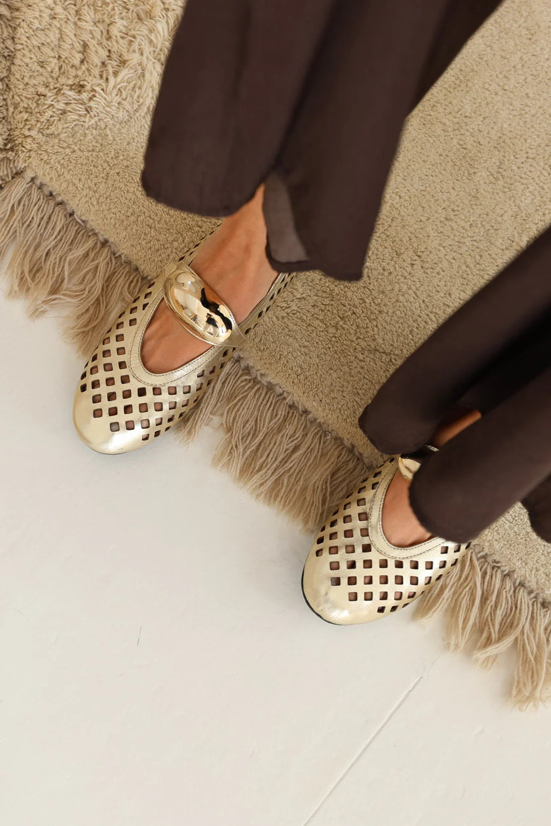 Babouche G-Mini Gold Instappers