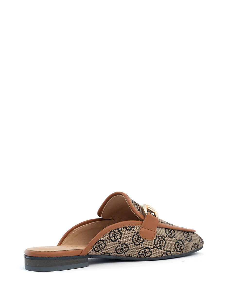 Babouche Nea Muiltjes Beige/Cognac