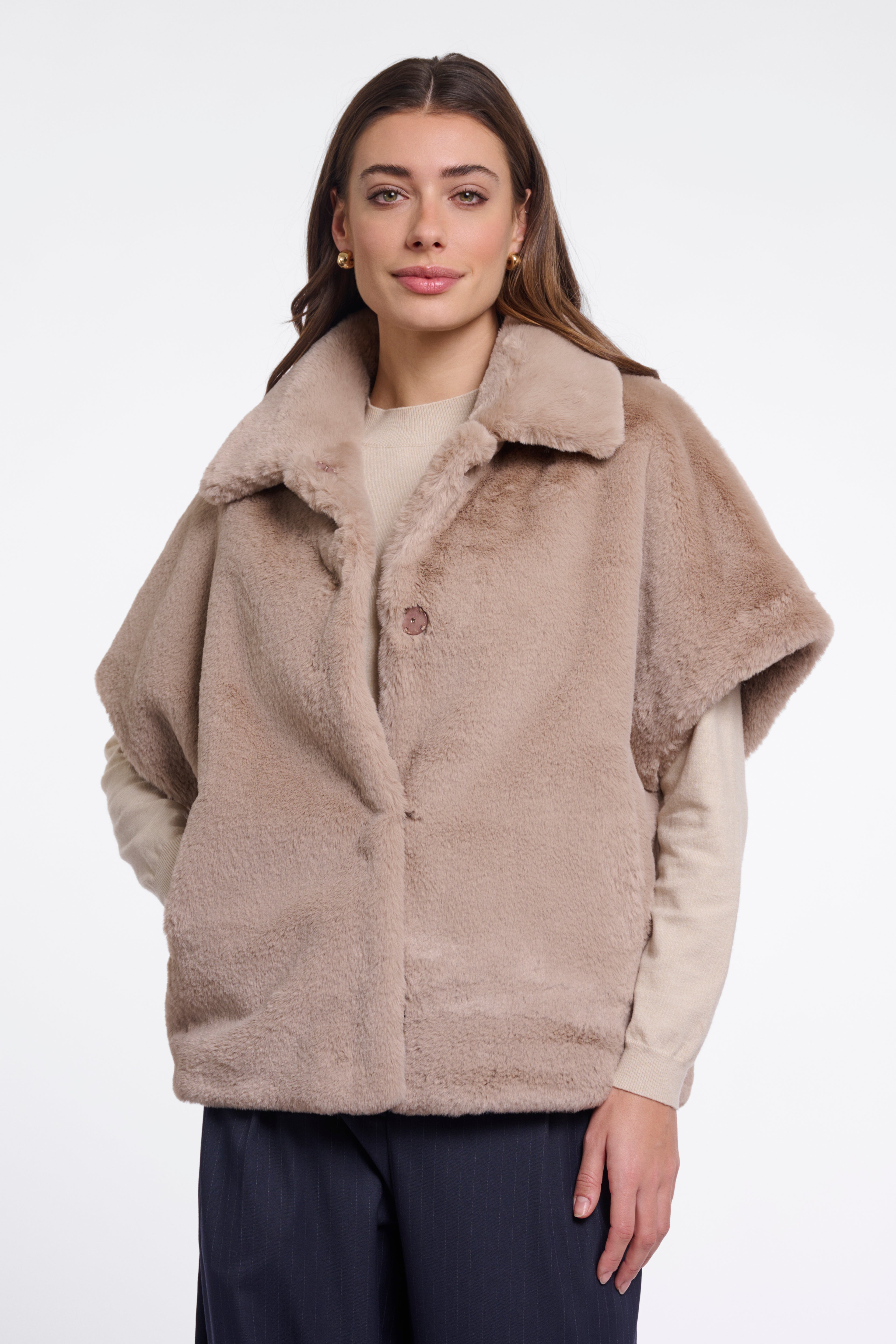Rino & Pelle Bodil Waistcoat Oat