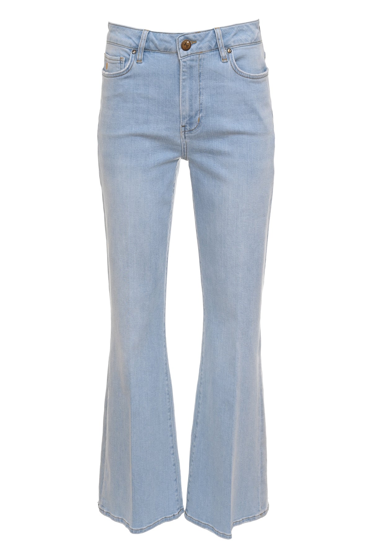 DNM Pure Bowie Flared Jeans - Light Bleach (L32)