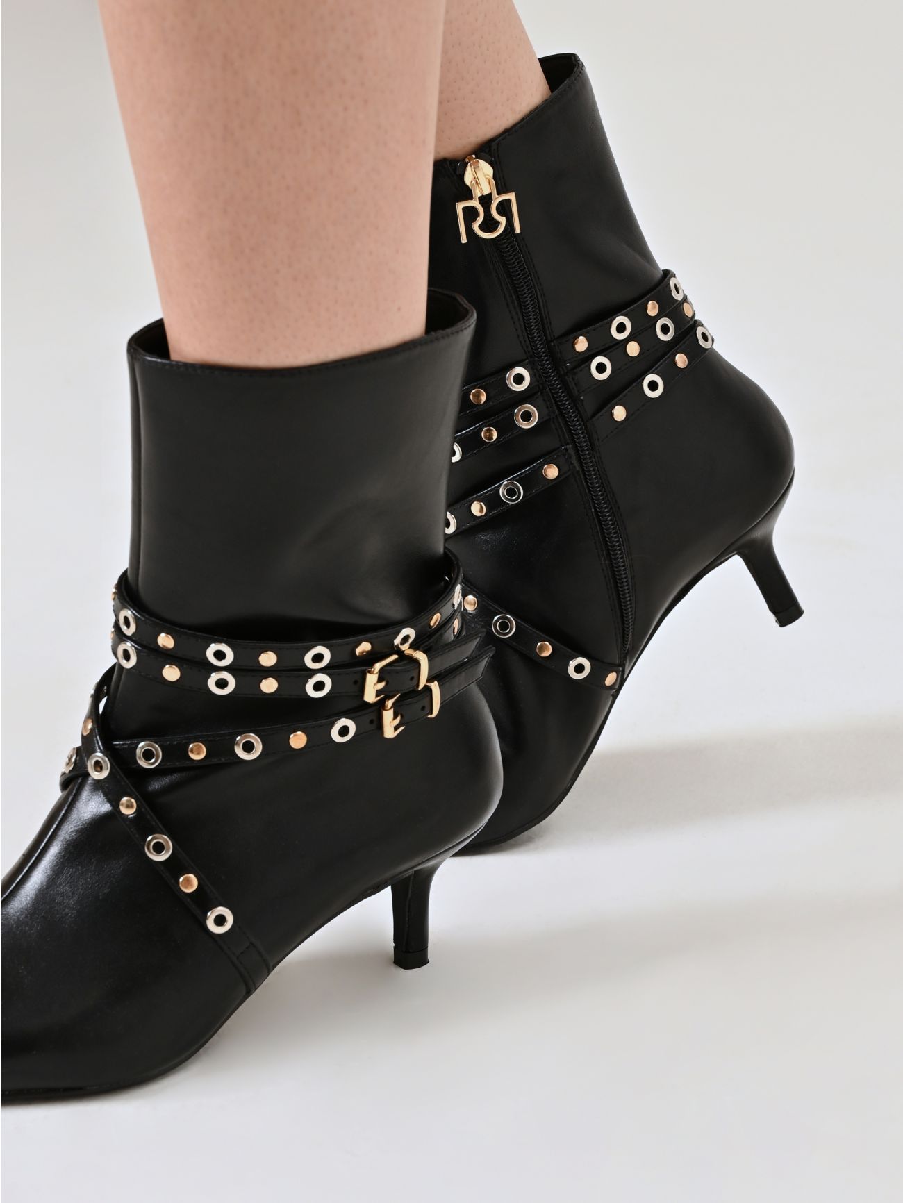 Rinascimento Enkellaarzen met Bandjes en Studs