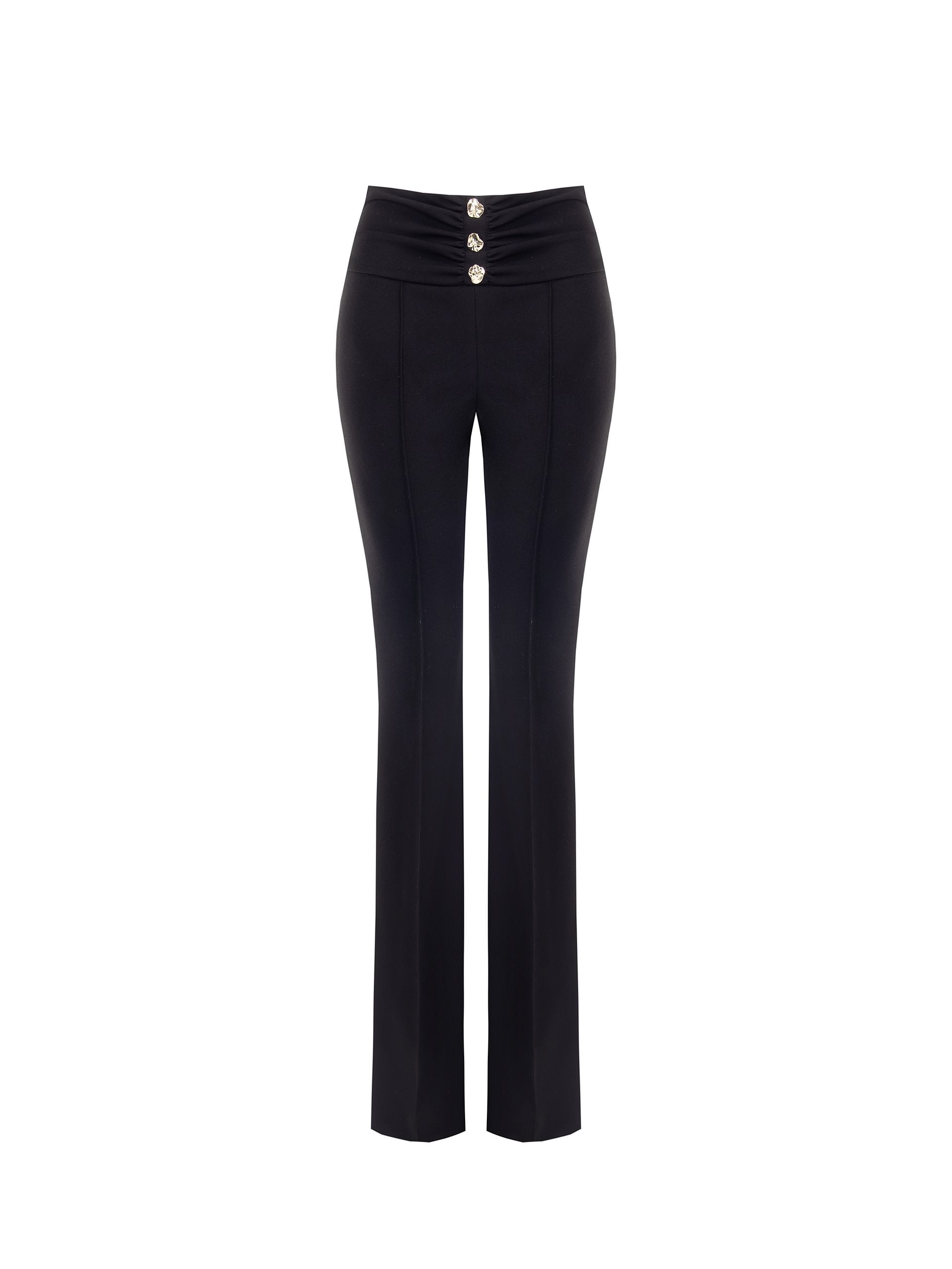 Rinascimento Zwarte Broek Knopen