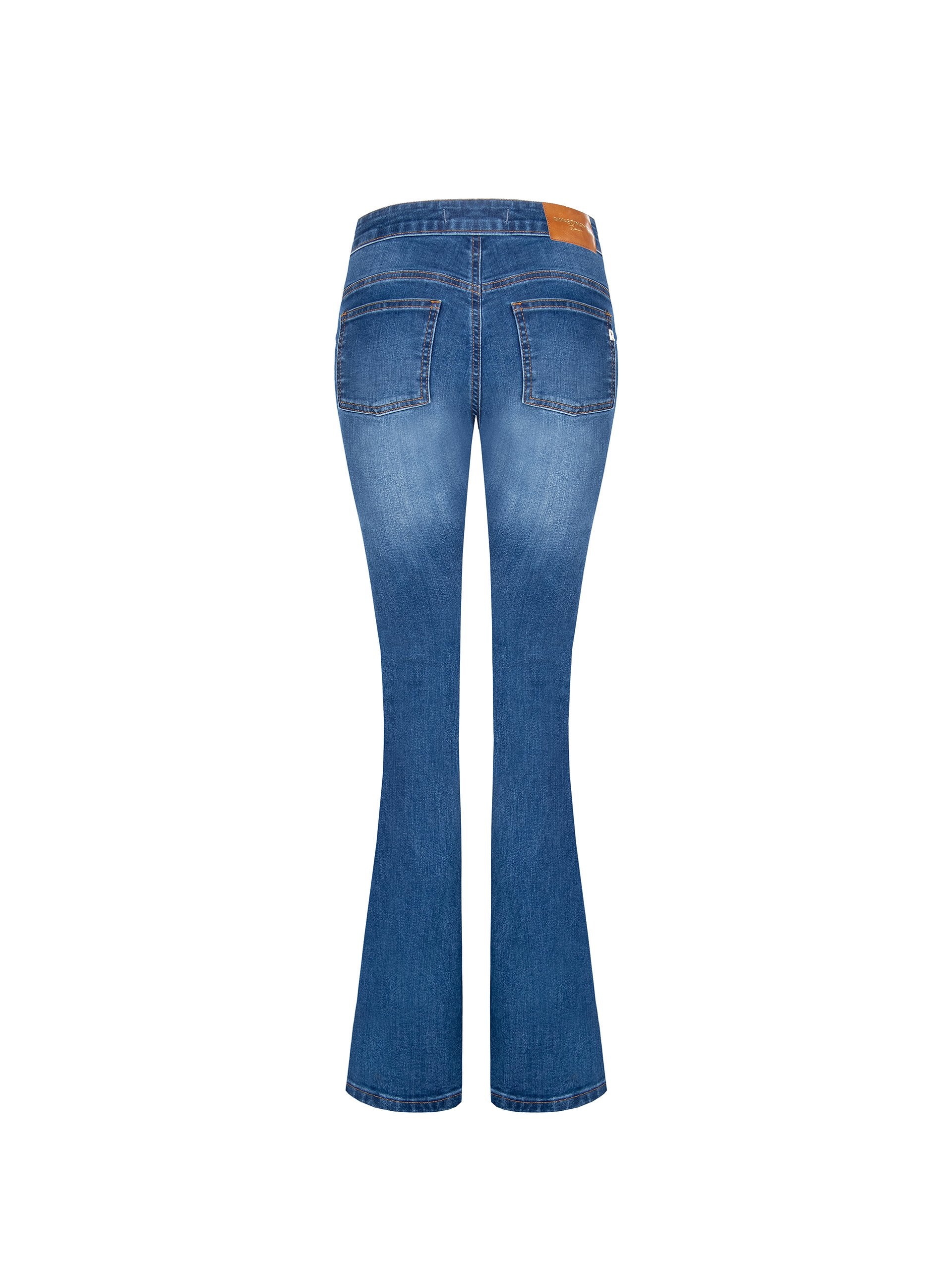 Rinascimento Flared Jeans met knopen