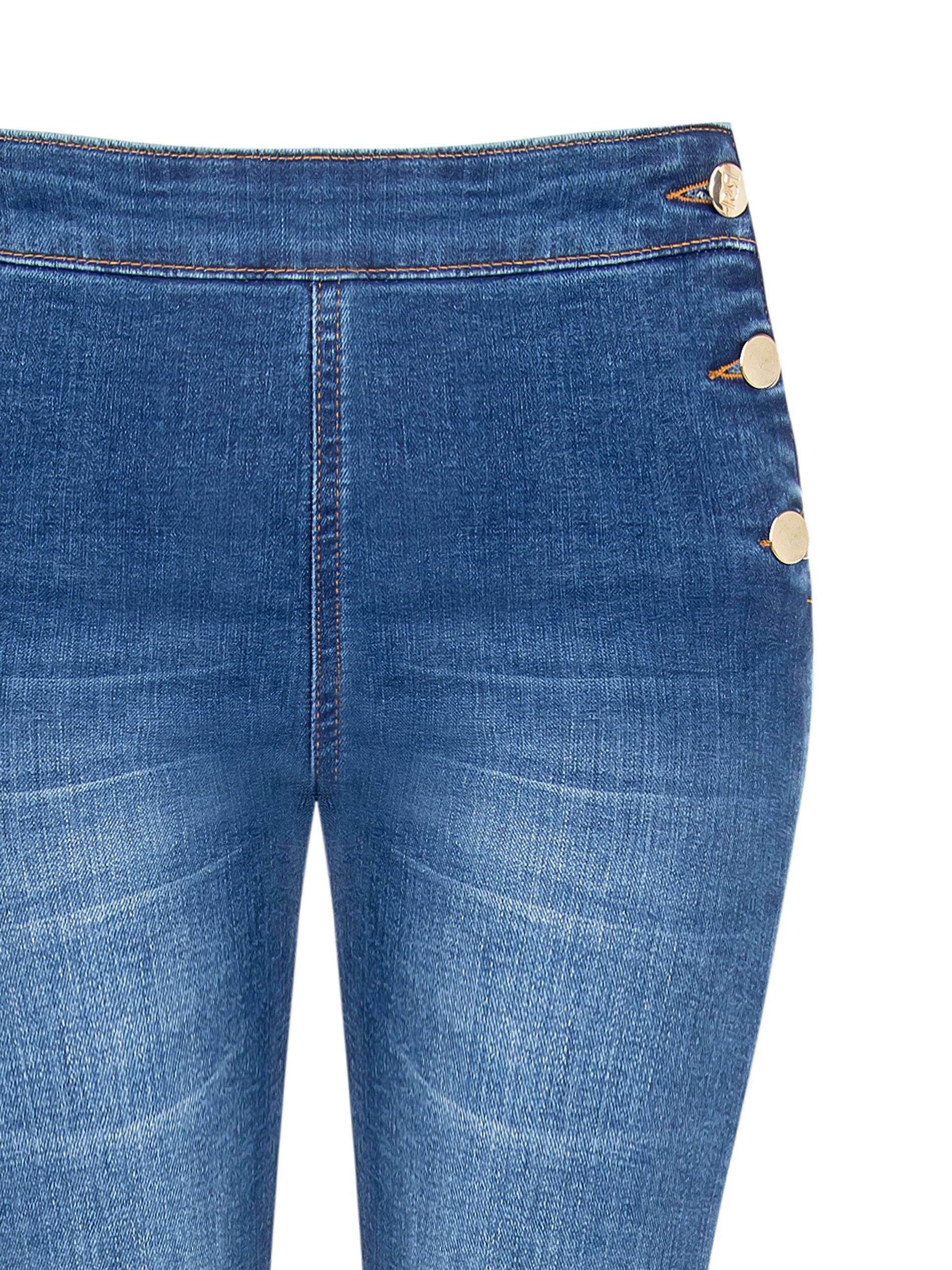 Rinascimento Flared Jeans met knopen