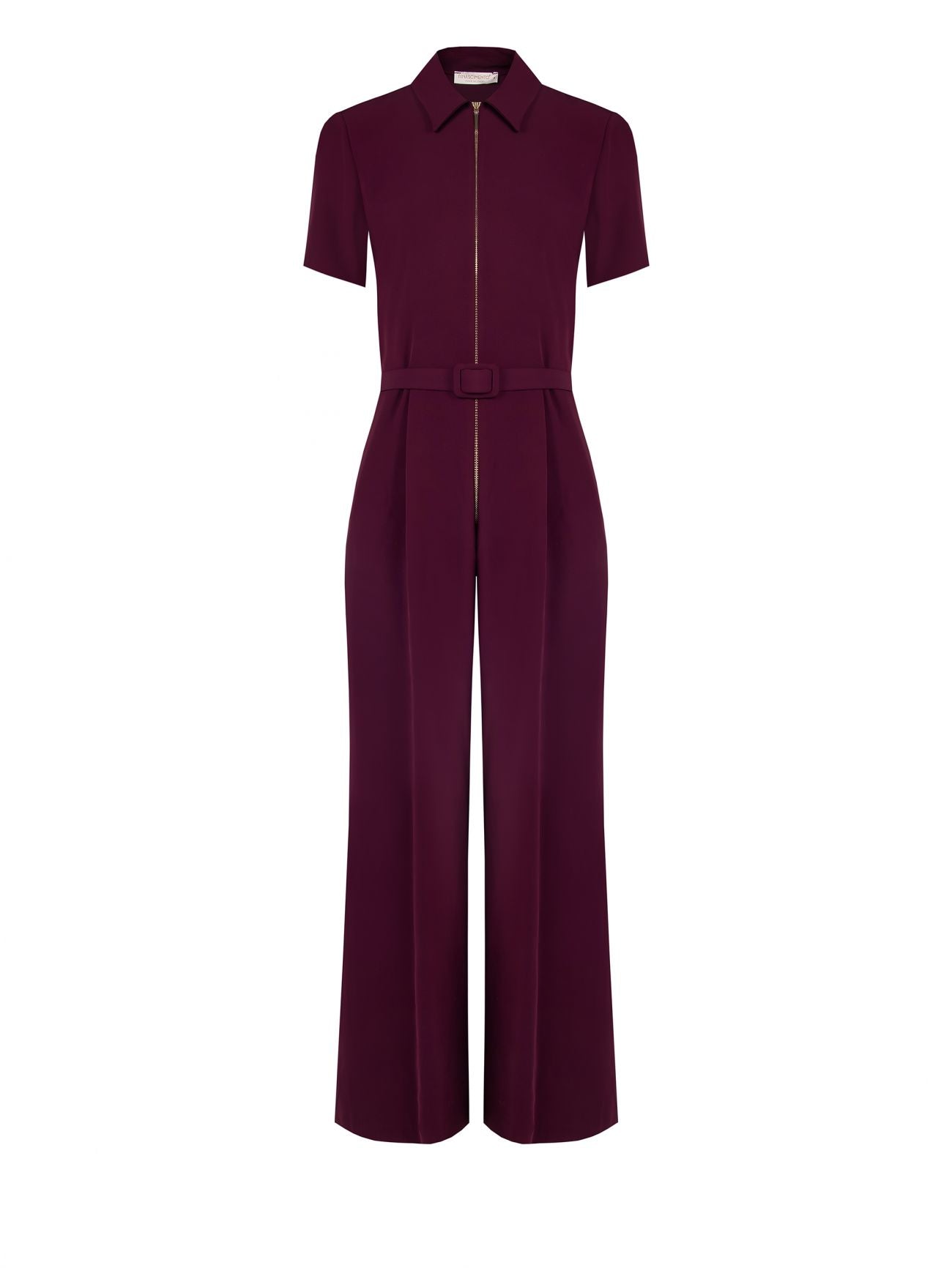 Rinascimento Burgundy Jumpsuit