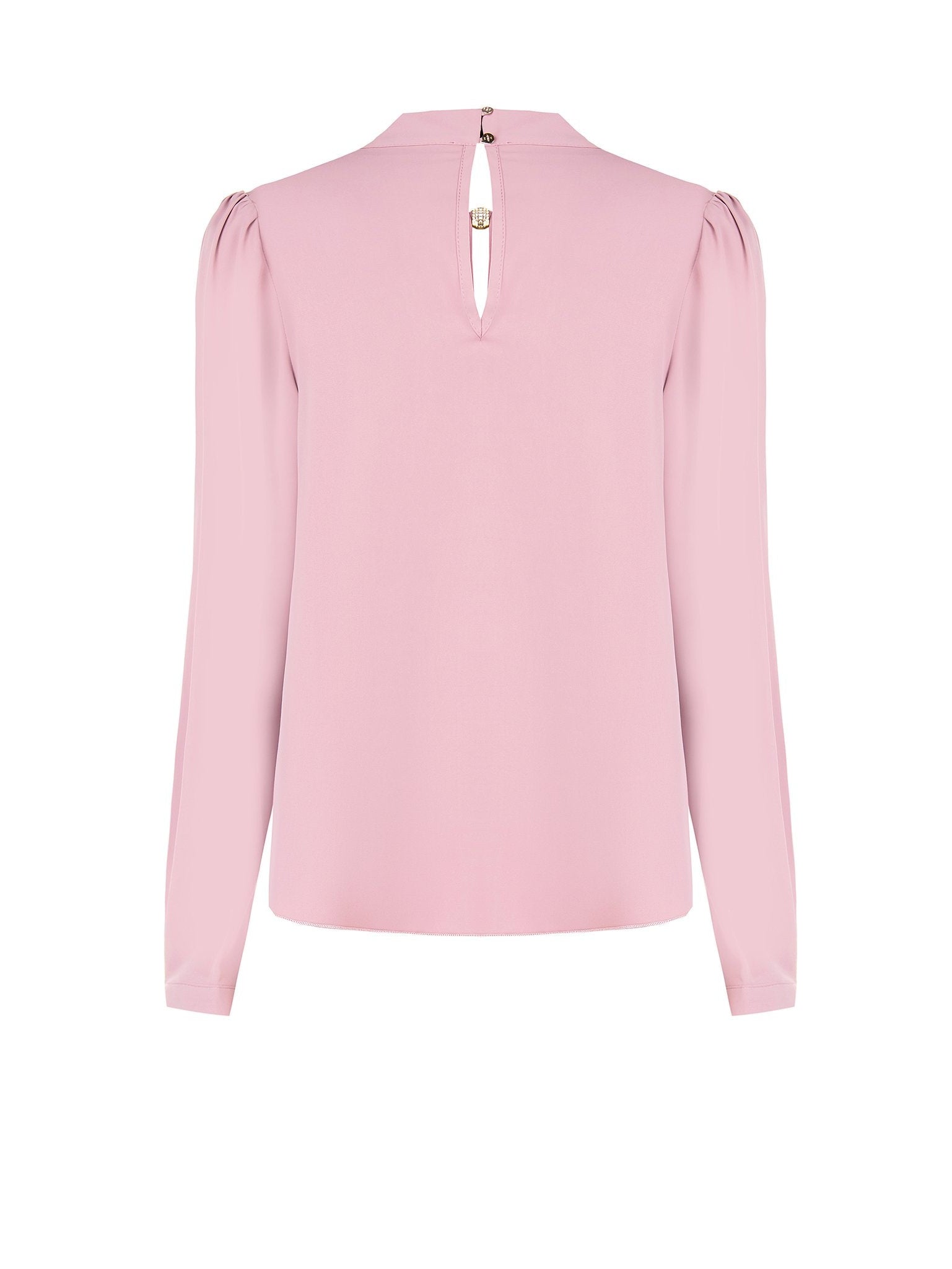 Rinascimento Blouse met diamant detail mauve