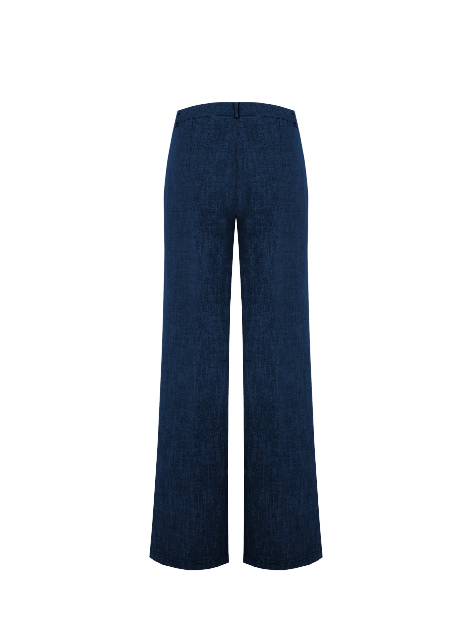 Rinascimento Blue Slub Milano-Stitch broek