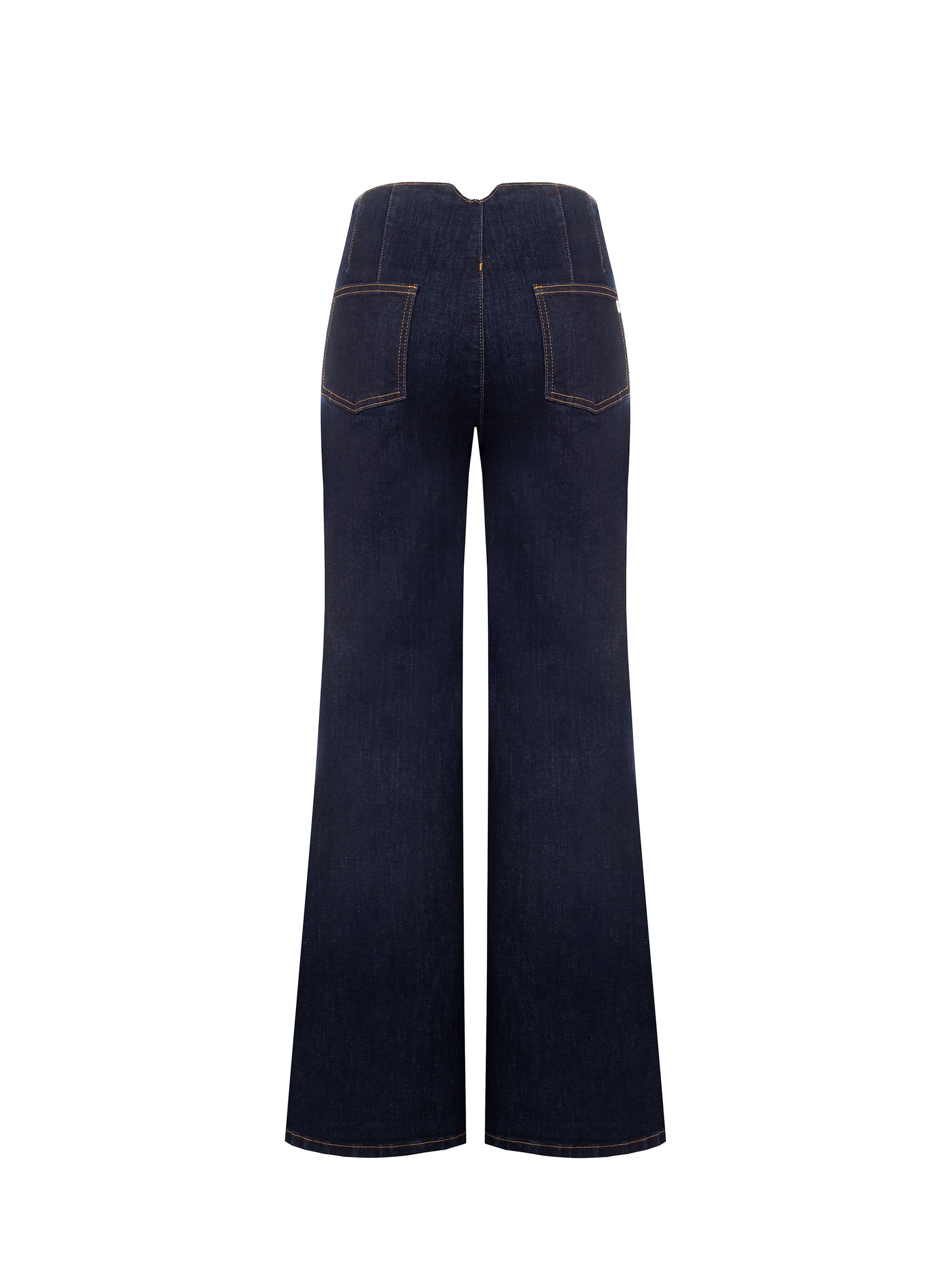Rinascimento Dark-Wash Wide Jeans