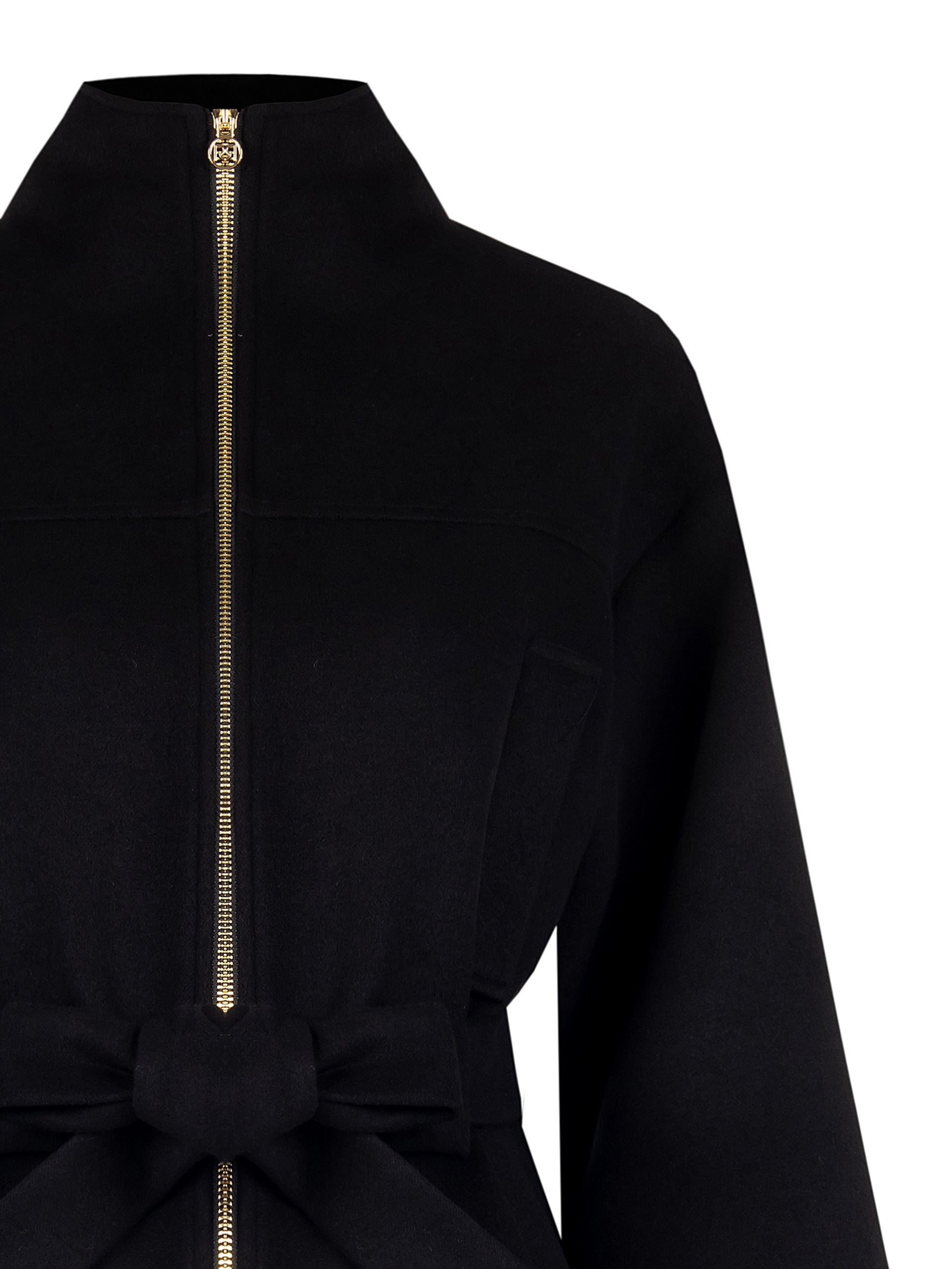 Rinascimento Jas met ceintuur zwart