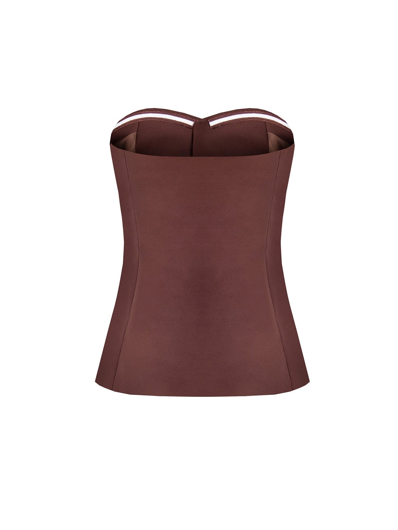 Rinascimento Bustier Top bruin