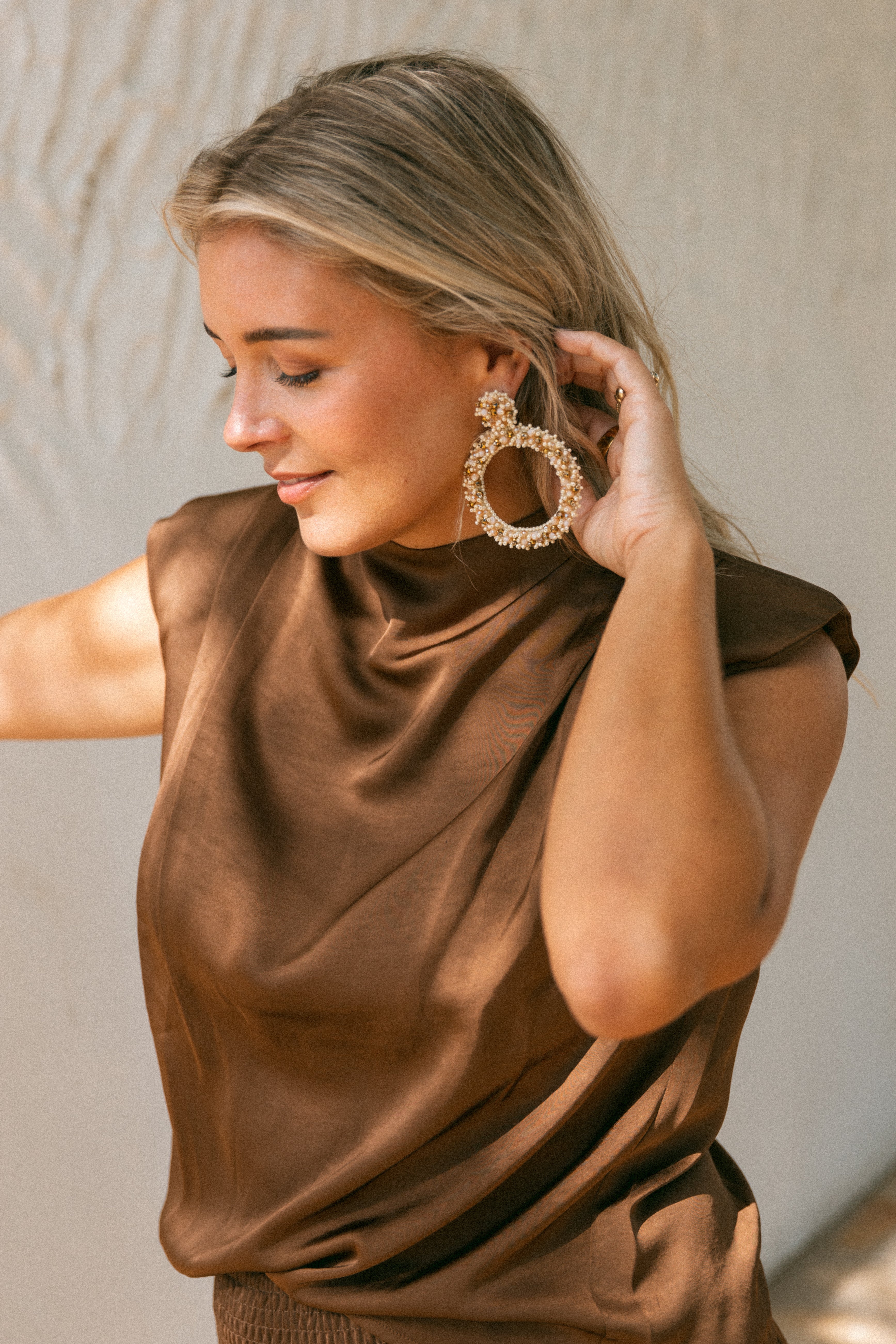 Bolina Island Cariño top bruin