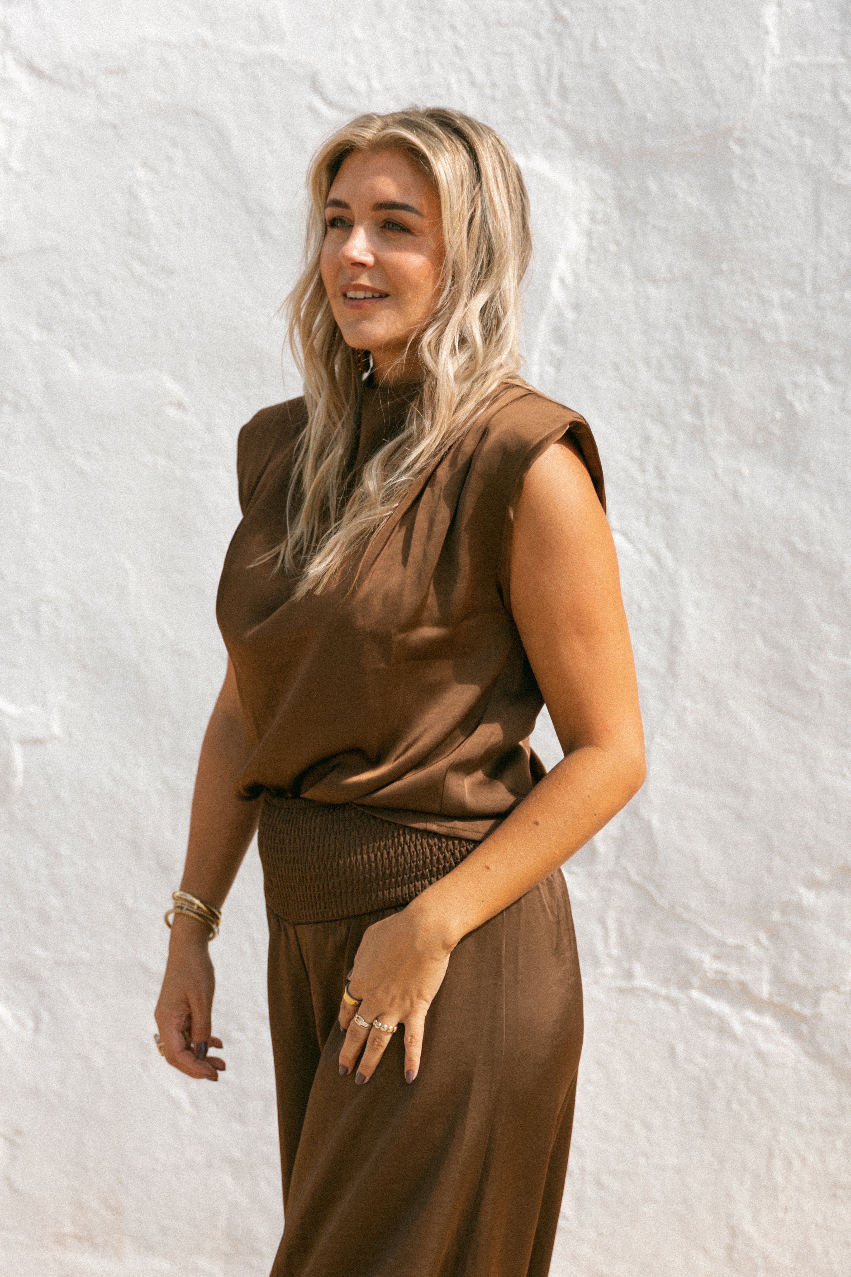 Bolina Island Cariño top bruin