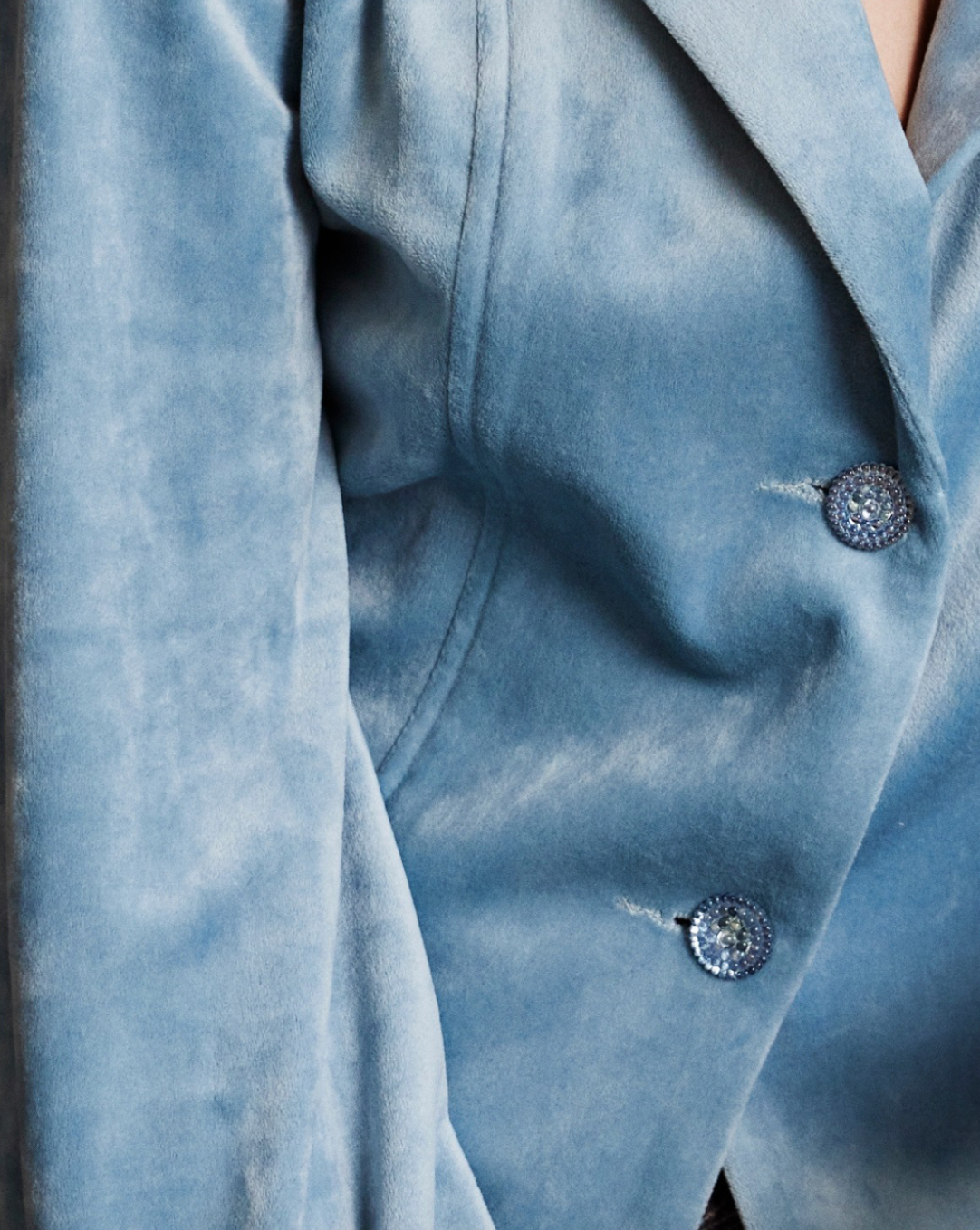 Helena Hart Blazer Lora velour ice