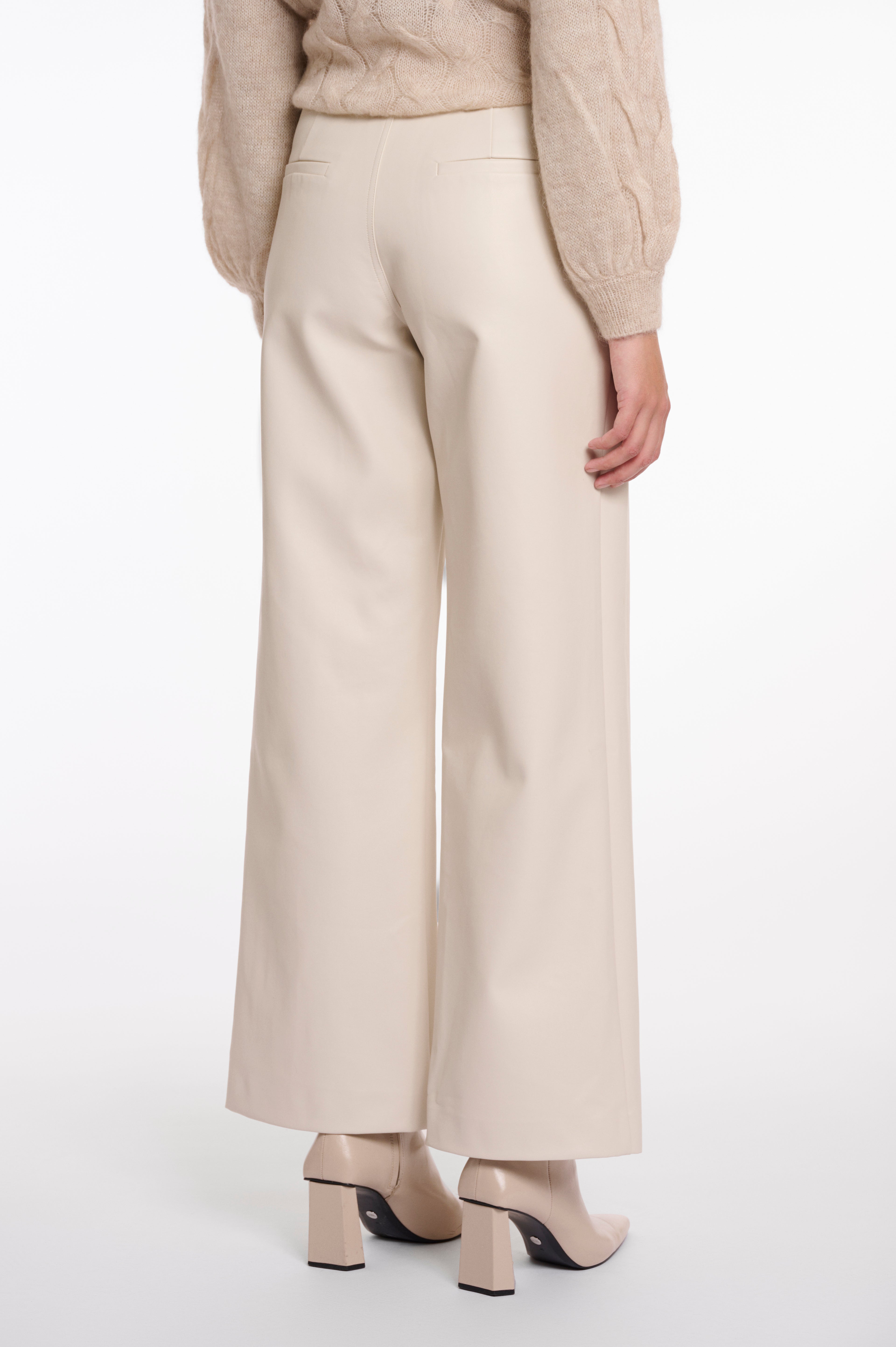 Rino & Pelle Vegan Leather broek birch