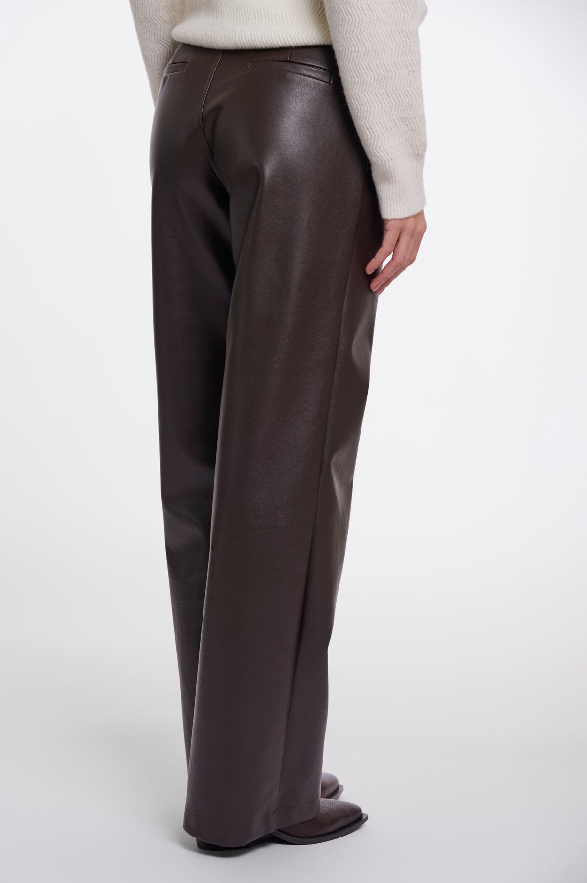 Rino & Pelle Corian Faux Leather Pantalon Peated