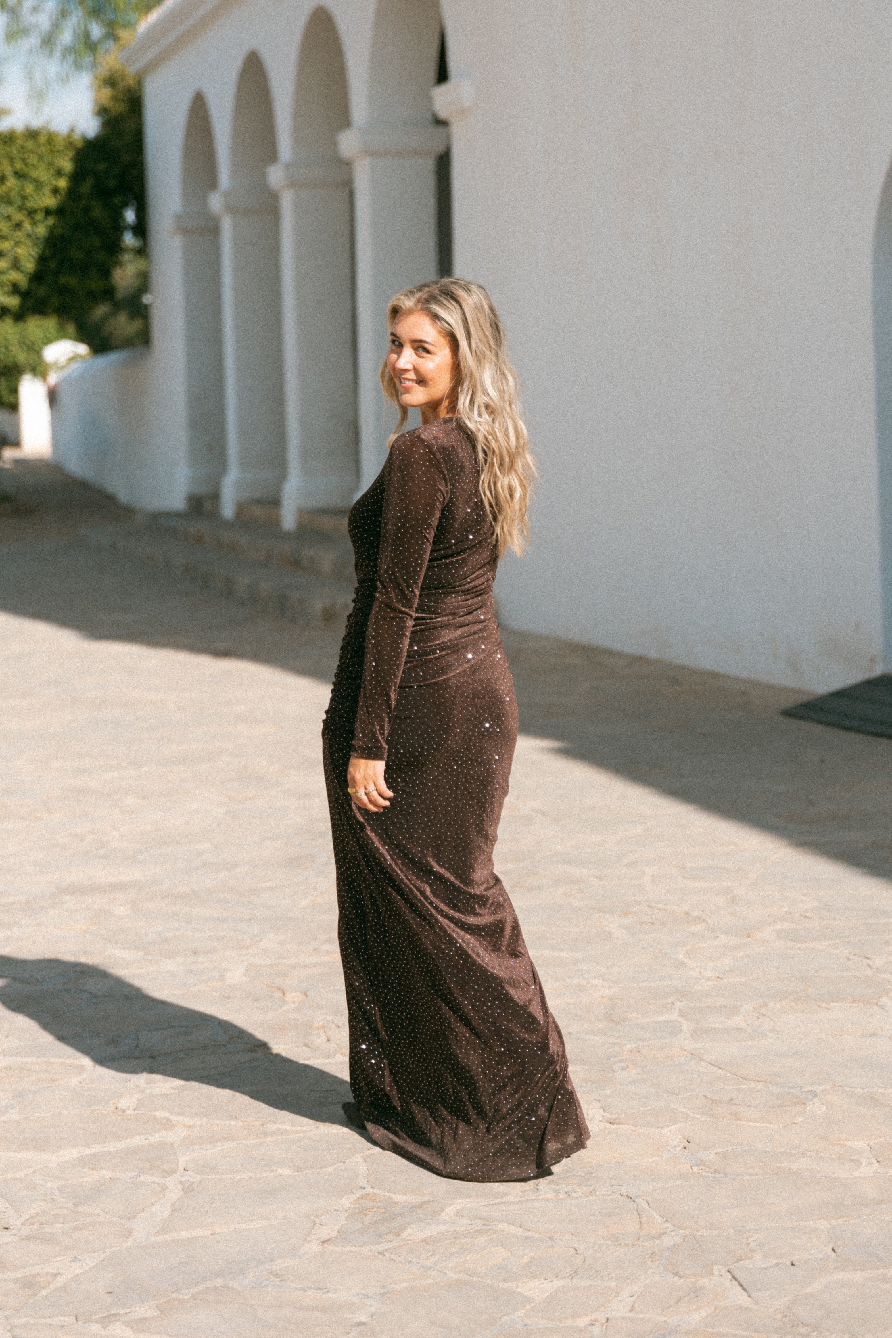 Bolina Island Fiesta dress bruin