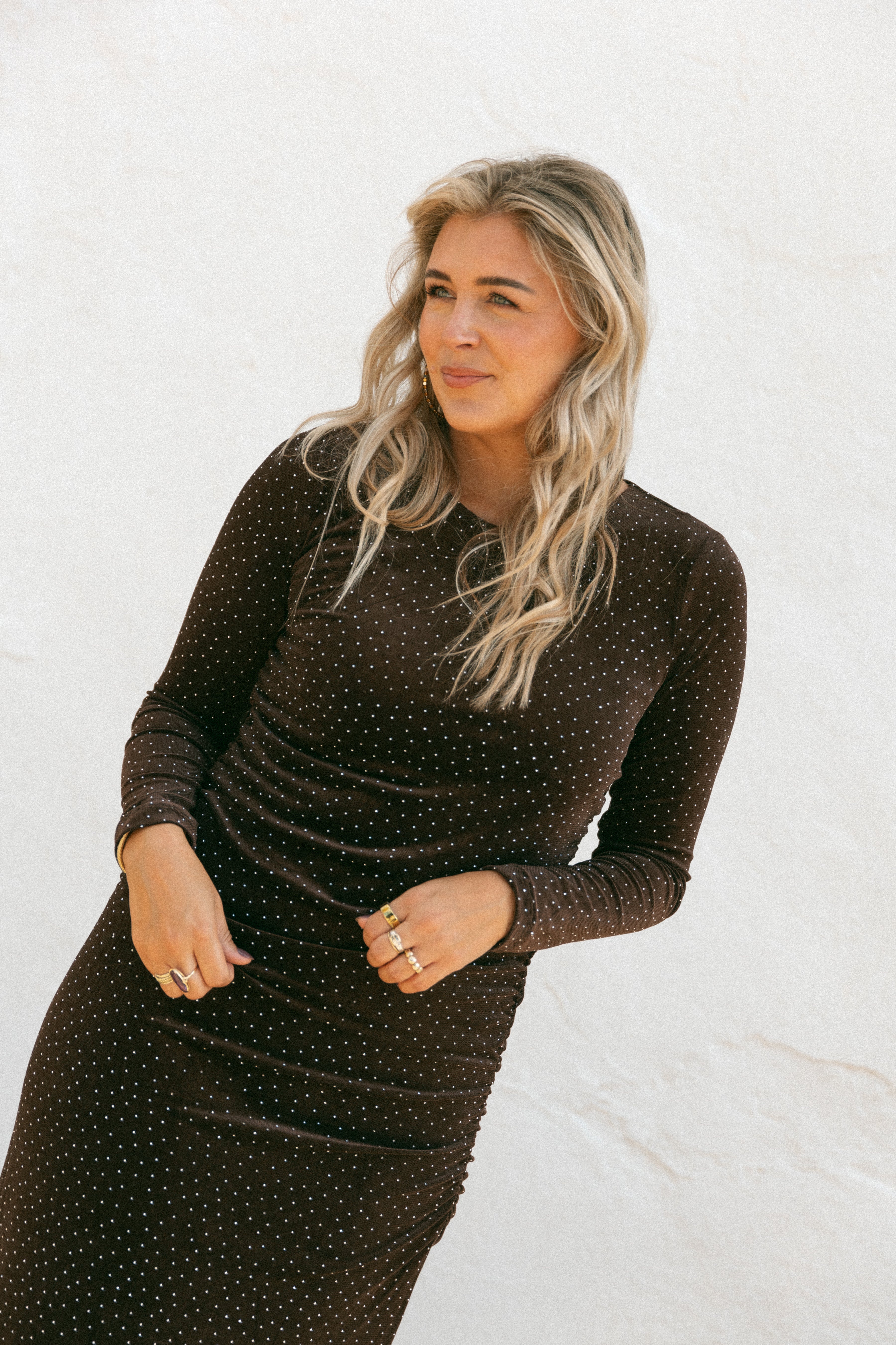 Bolina Island Fiesta dress bruin