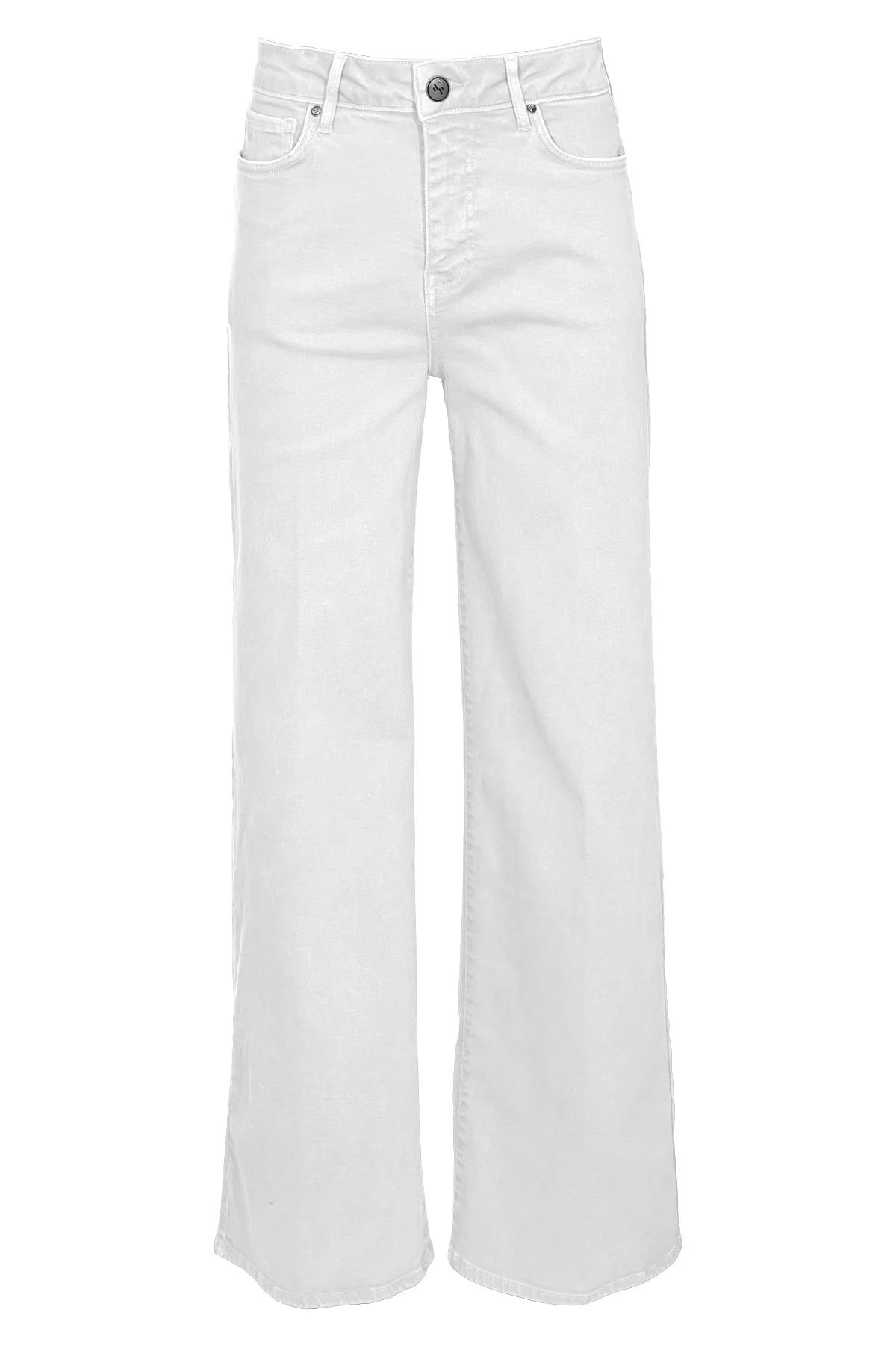 DNM Pure Francis Wide Leg Jeans - Optical White (L32)