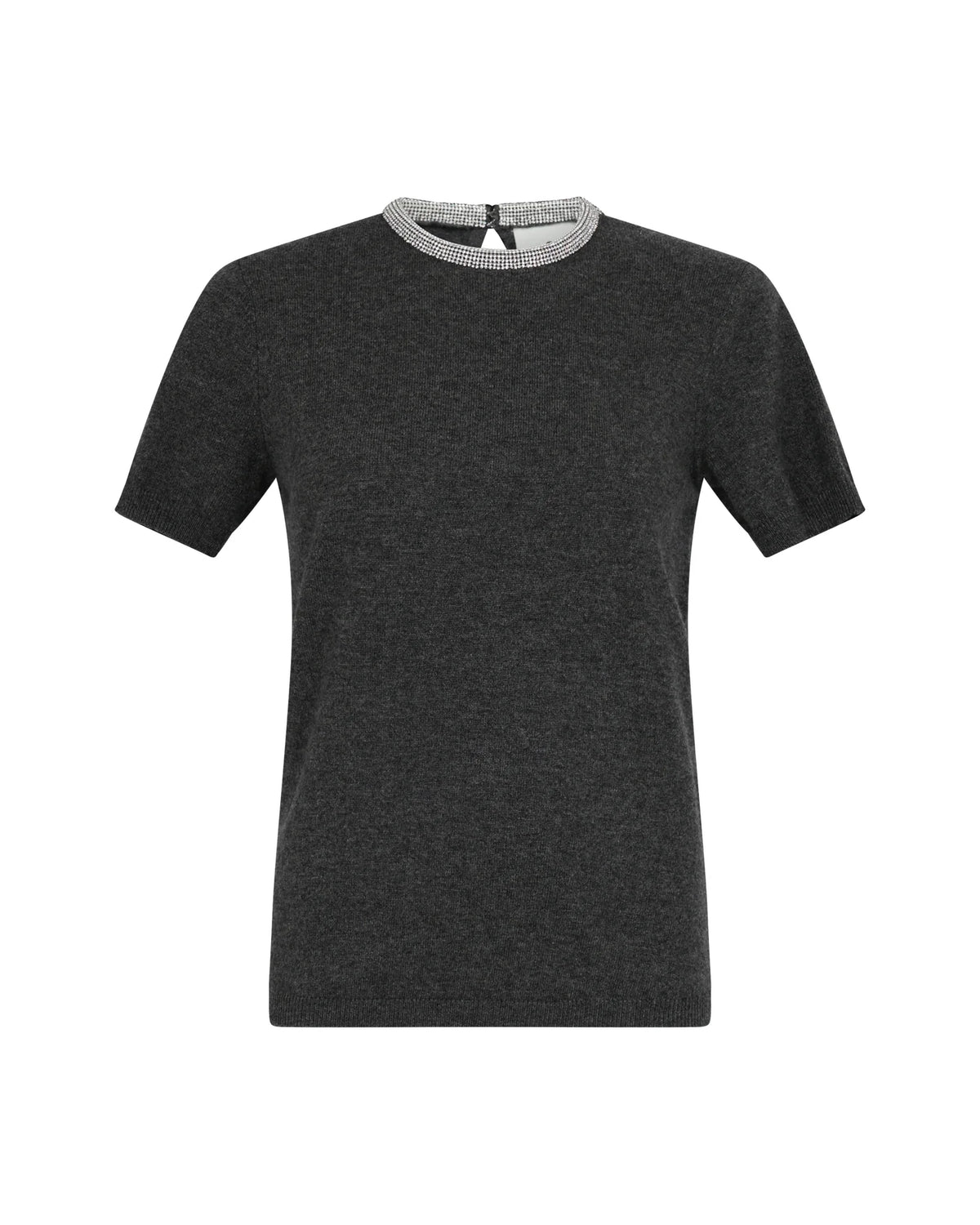 Silvian Heach Sparkle Top – Antraciet