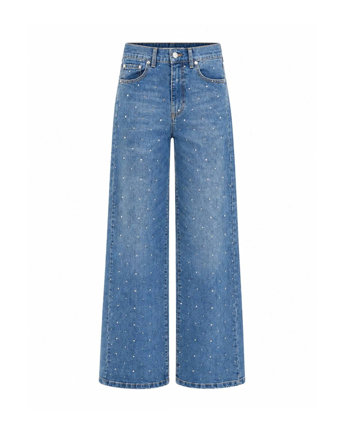 Silvian Heach Wide Leg Jeans Studs