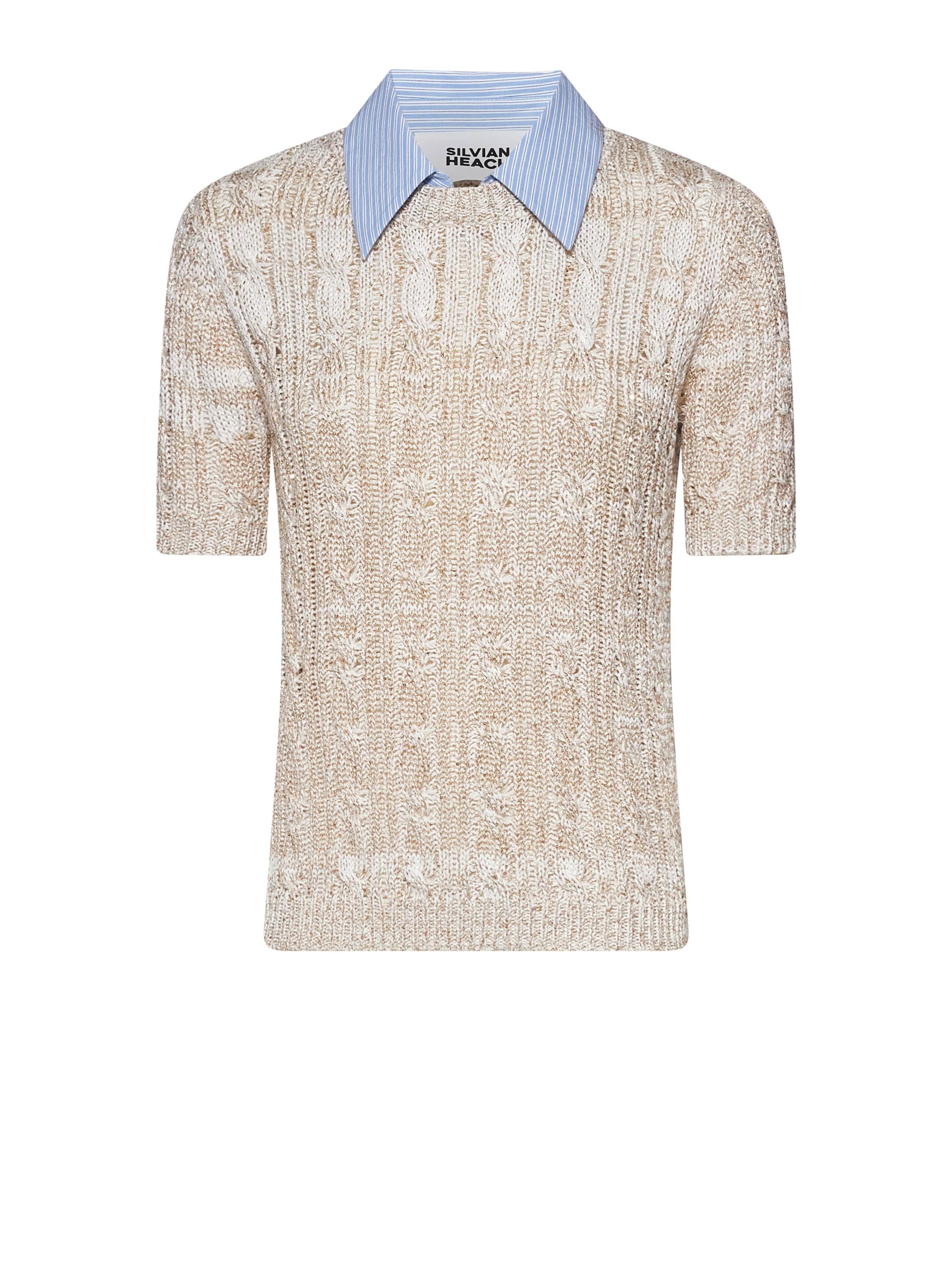 Silvian Heach Signature Knit with Detachable Collar