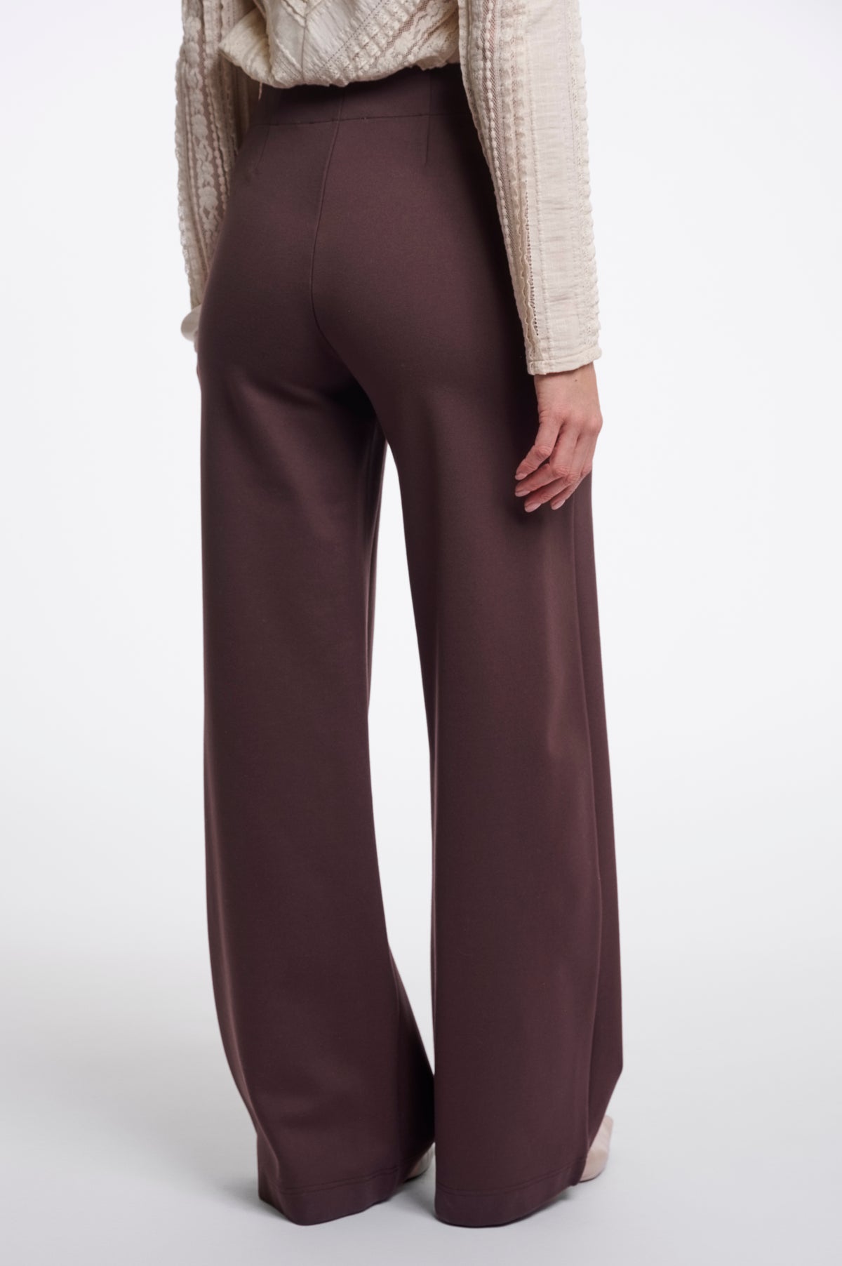 Rino & Pelle Habi Regular Wide Leg Pants Peated