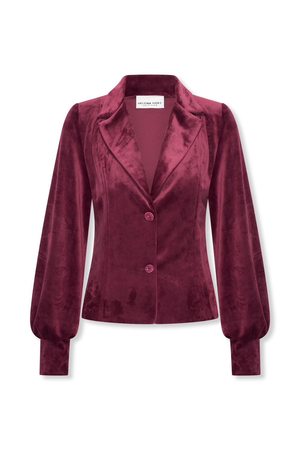 Helena Hart Blazer Lora velour wine