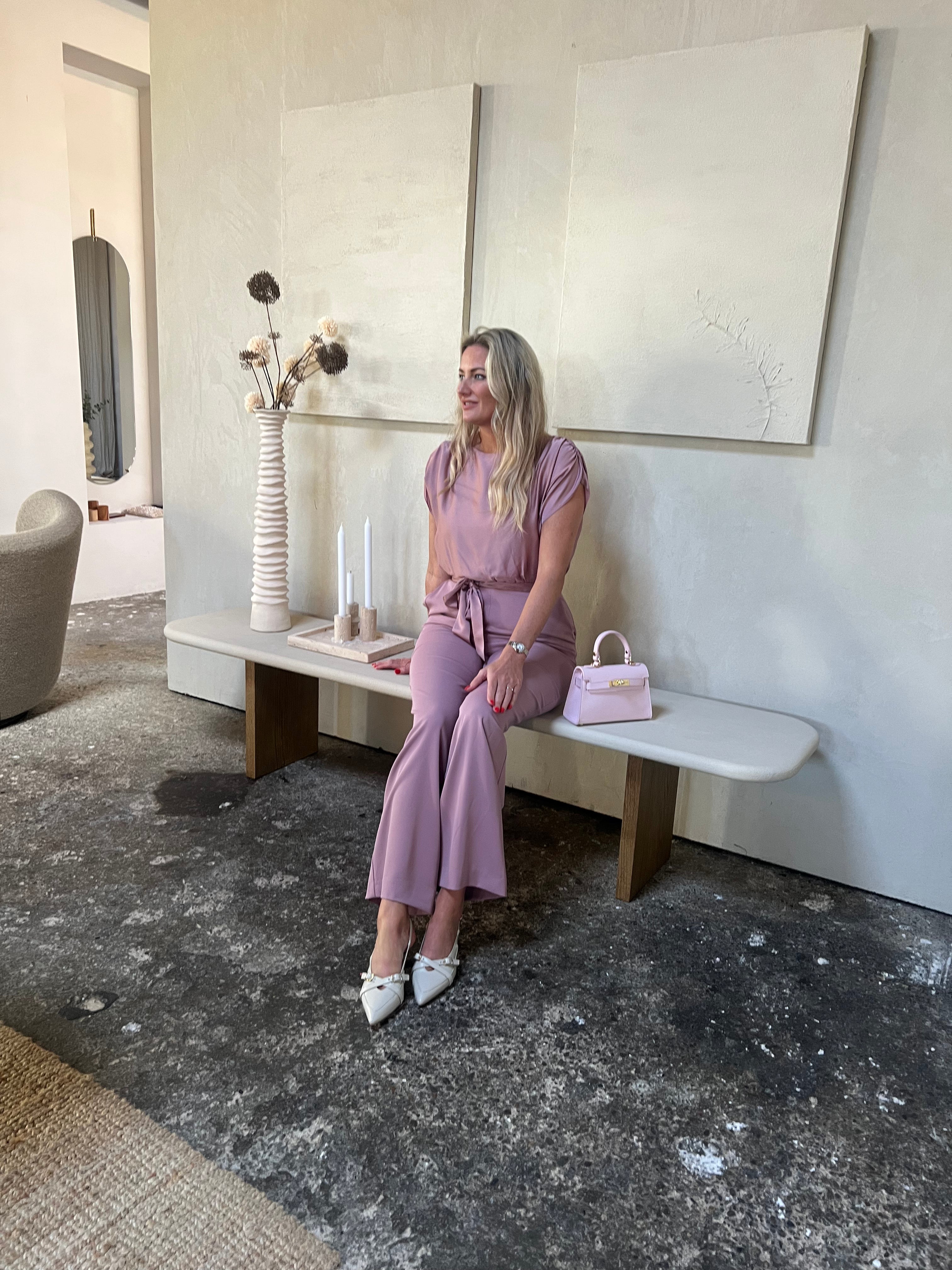 Swing Elegant Jumpsuit – Oud Rose