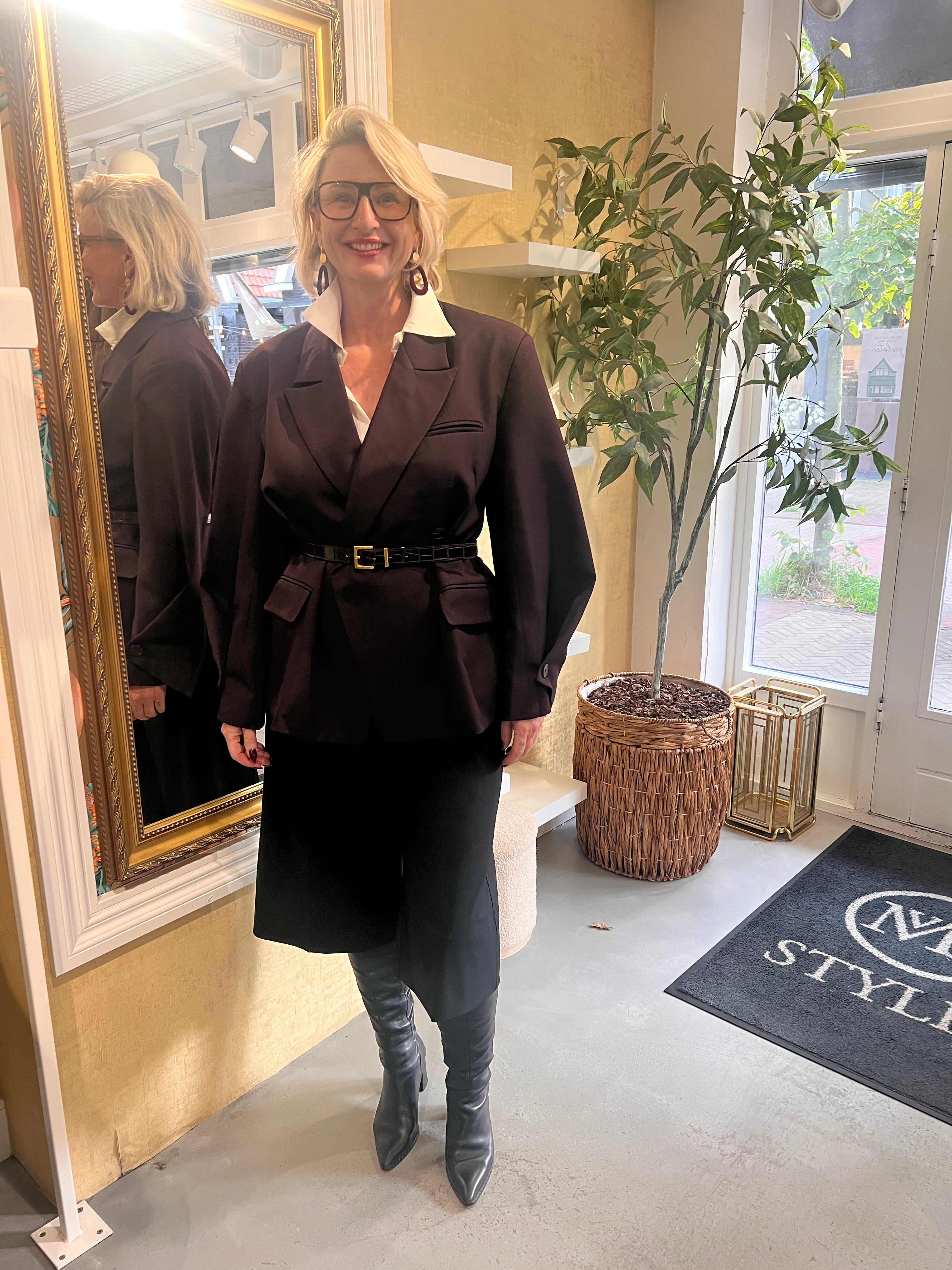 MVD Blazer Oversized – Bordeaux