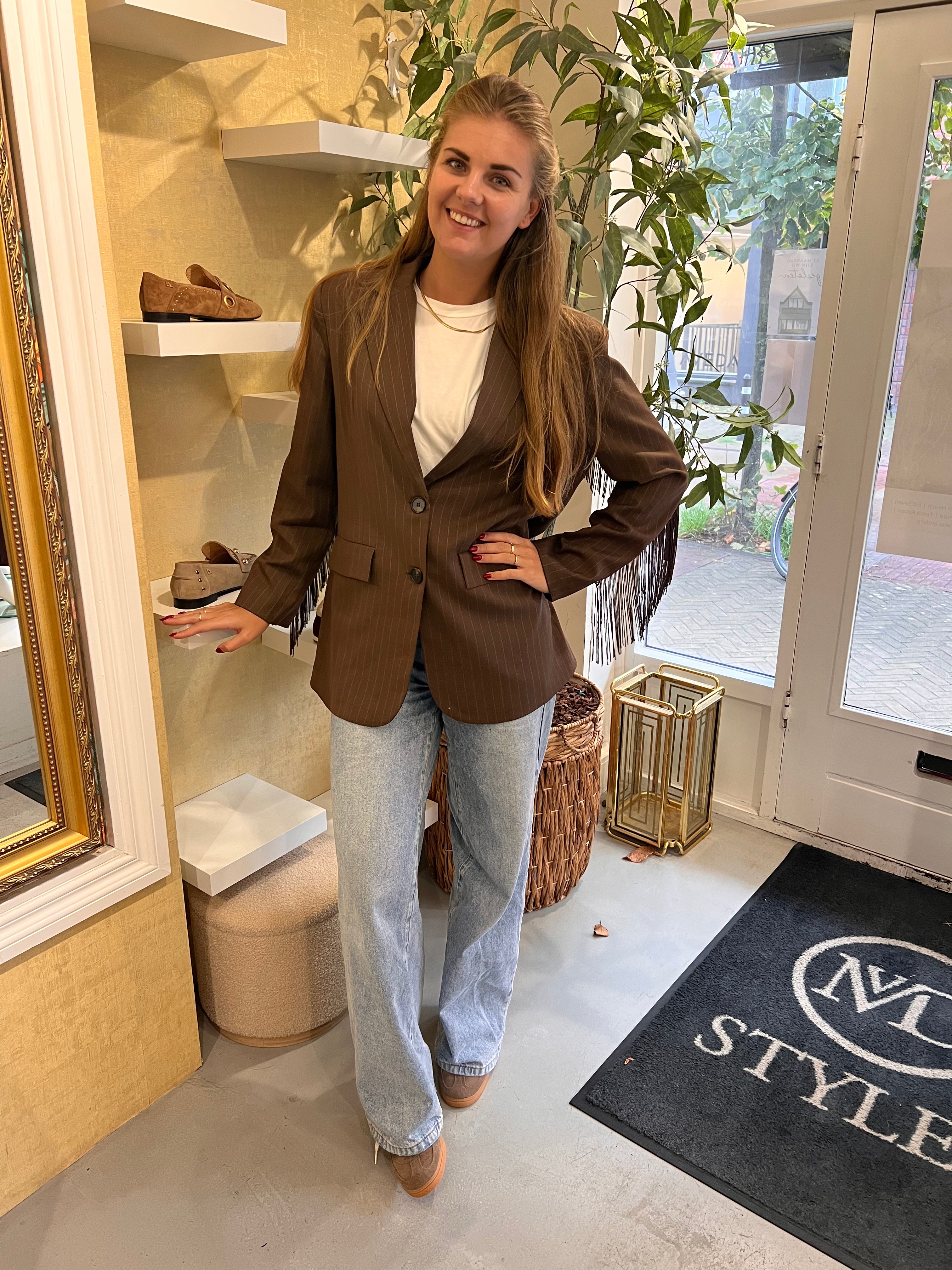 MVD Blazer Fringe – Bruin
