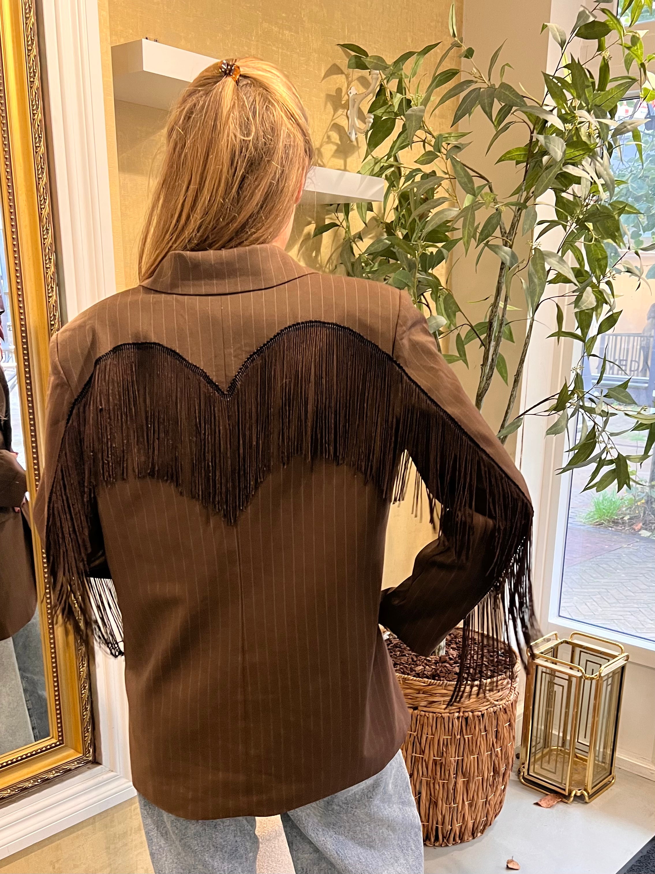 MVD Blazer Fringe – Bruin