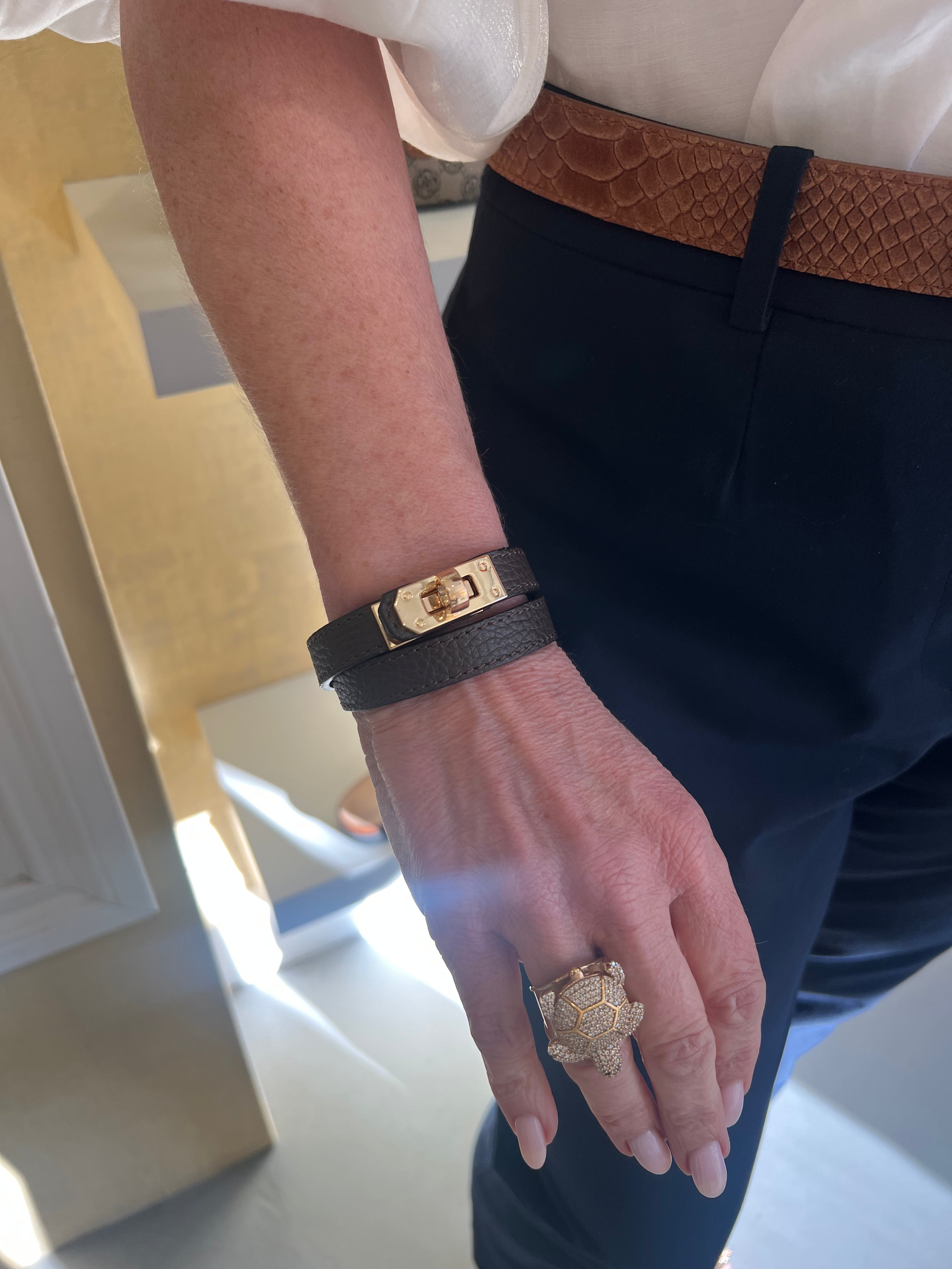 MVD Leren Armband Bruin
